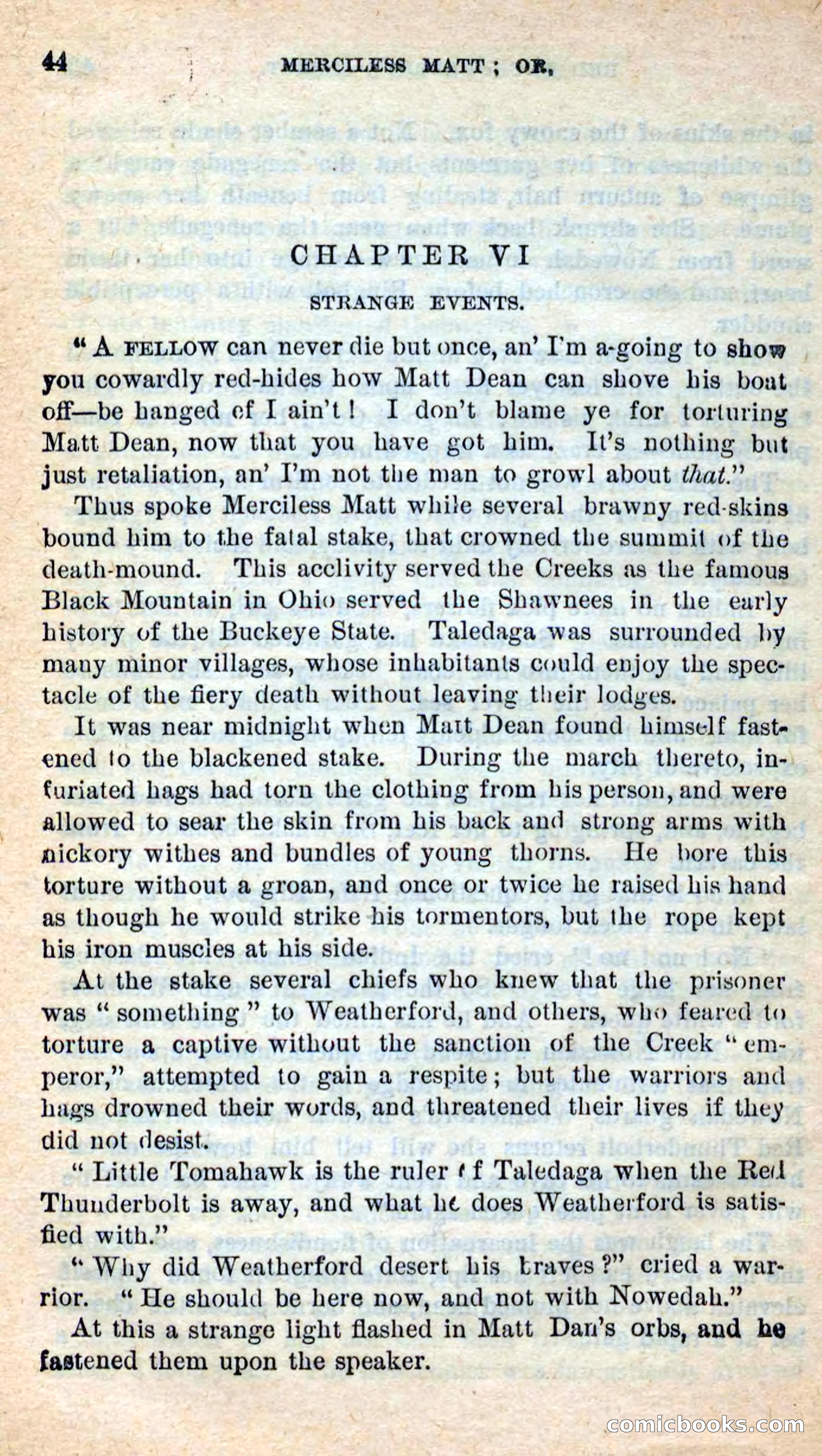 Beadle's New Dime Novels: Merciless Matt — page 40 of 100