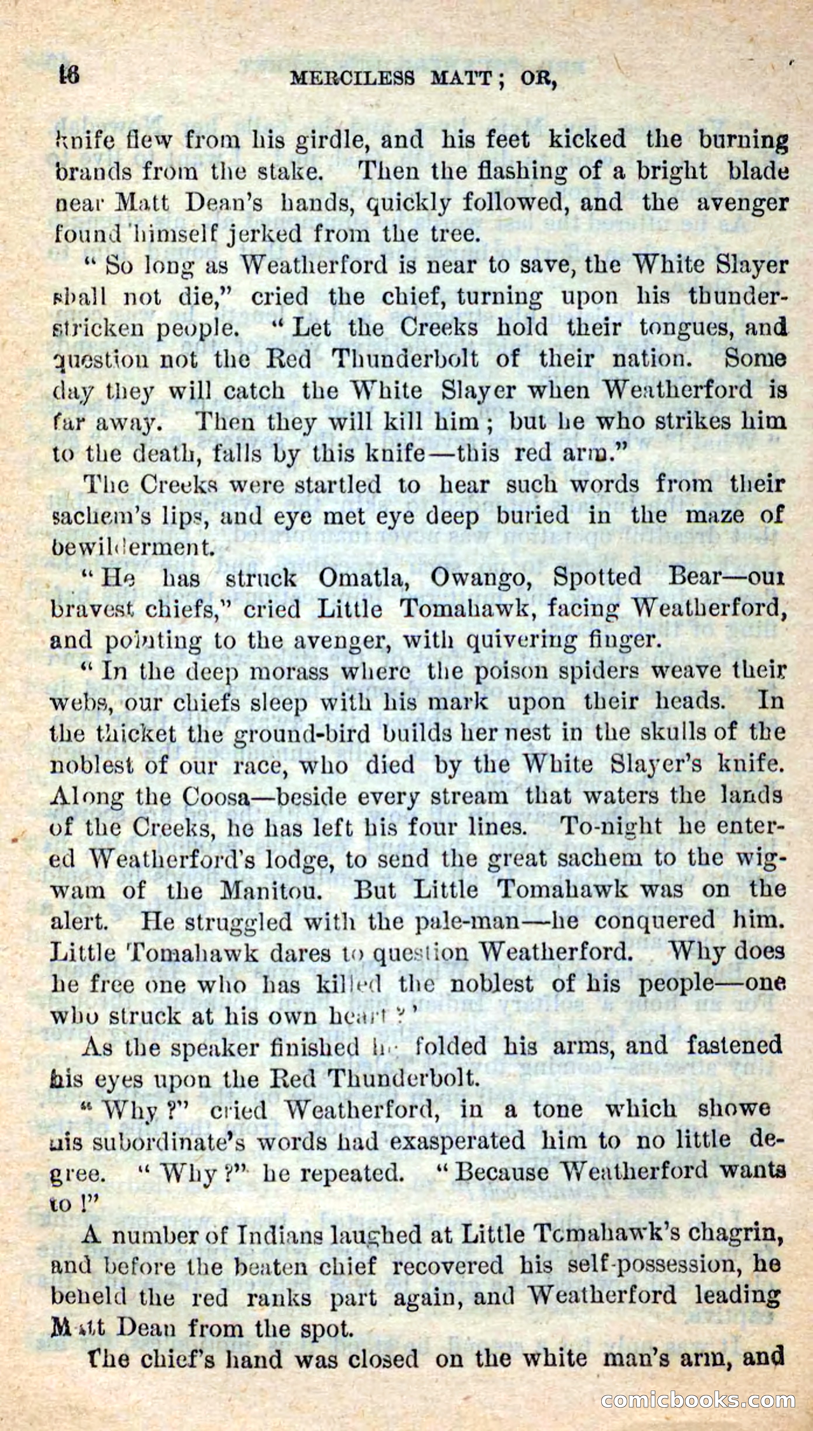 Beadle's New Dime Novels: Merciless Matt — page 42 of 100