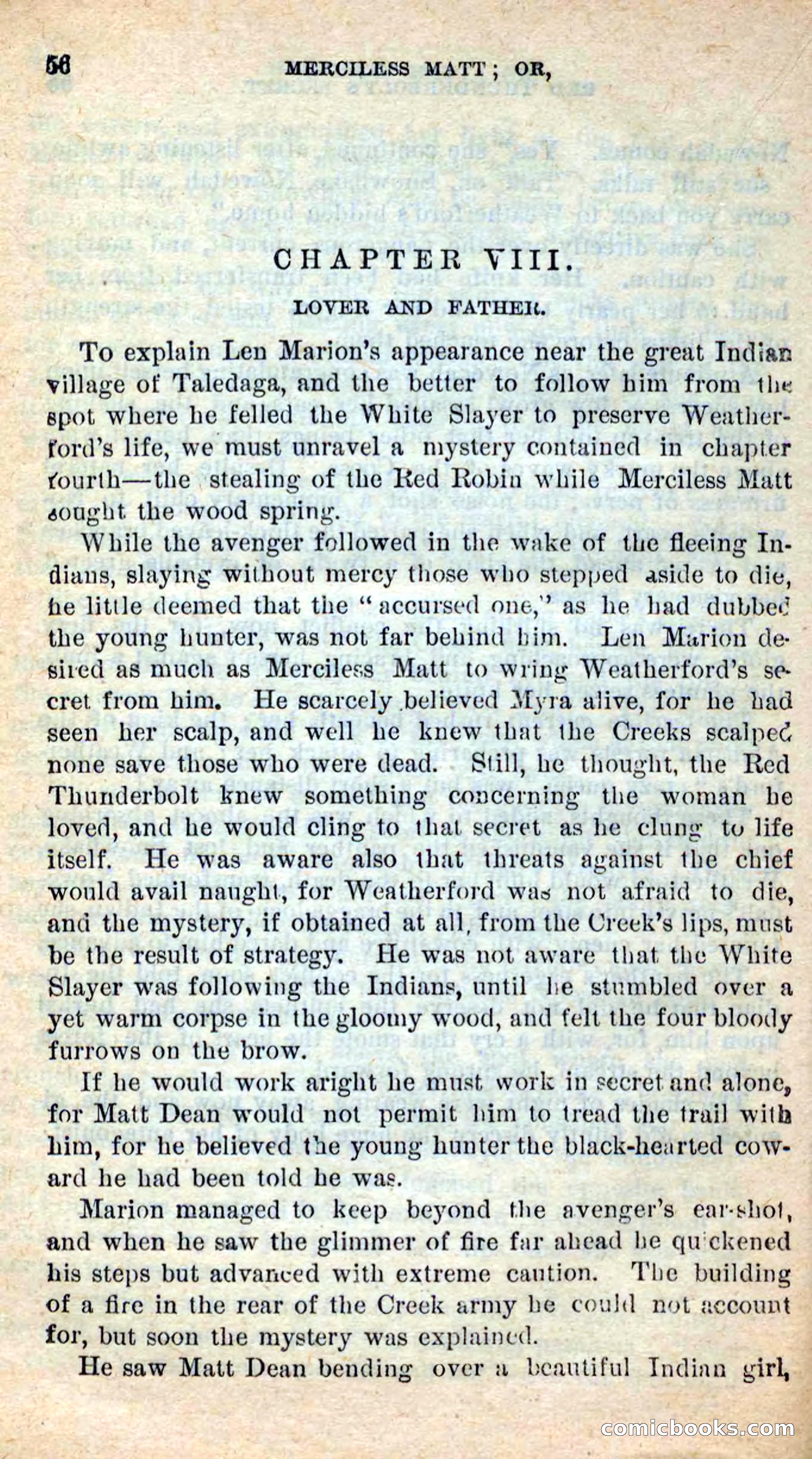 Beadle's New Dime Novels: Merciless Matt — page 52 of 100