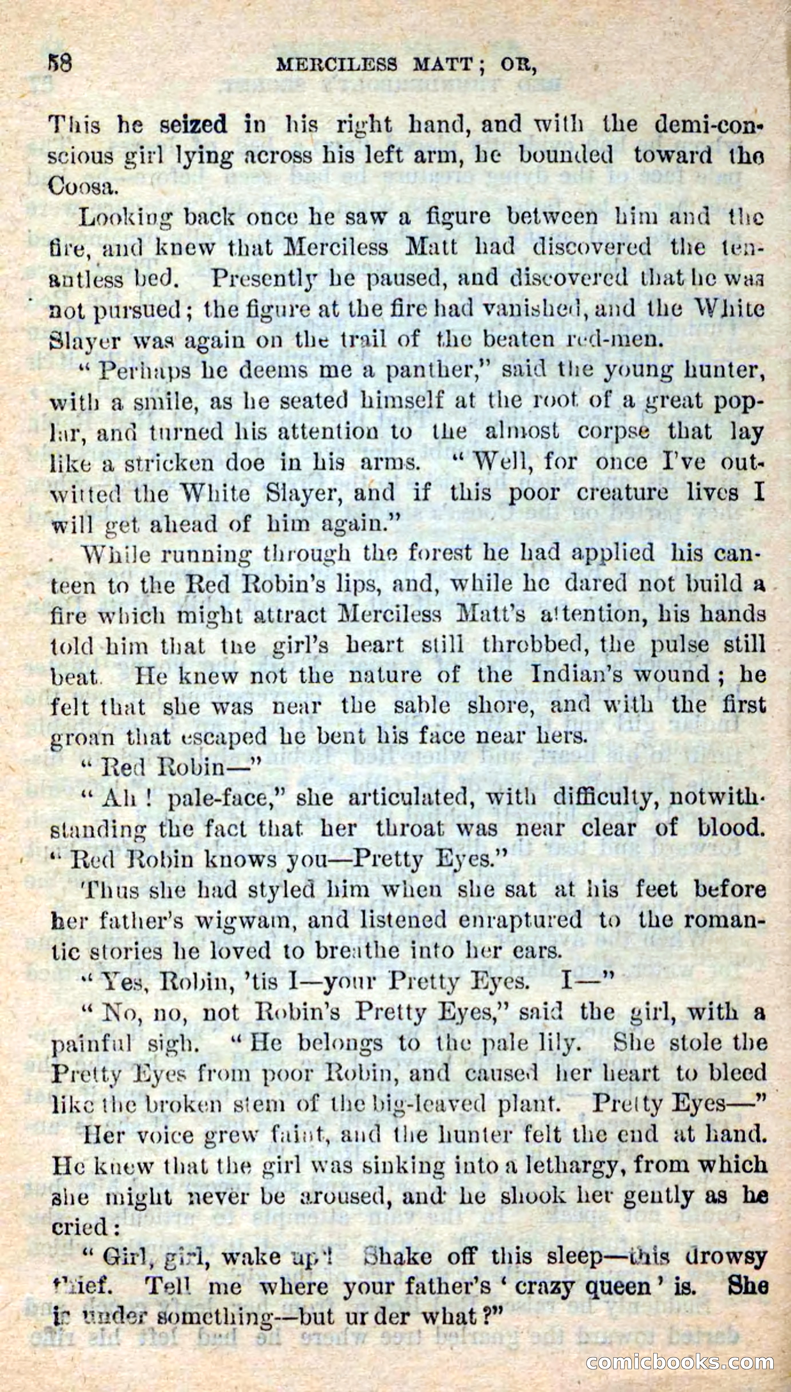 Beadle's New Dime Novels: Merciless Matt — page 54 of 100