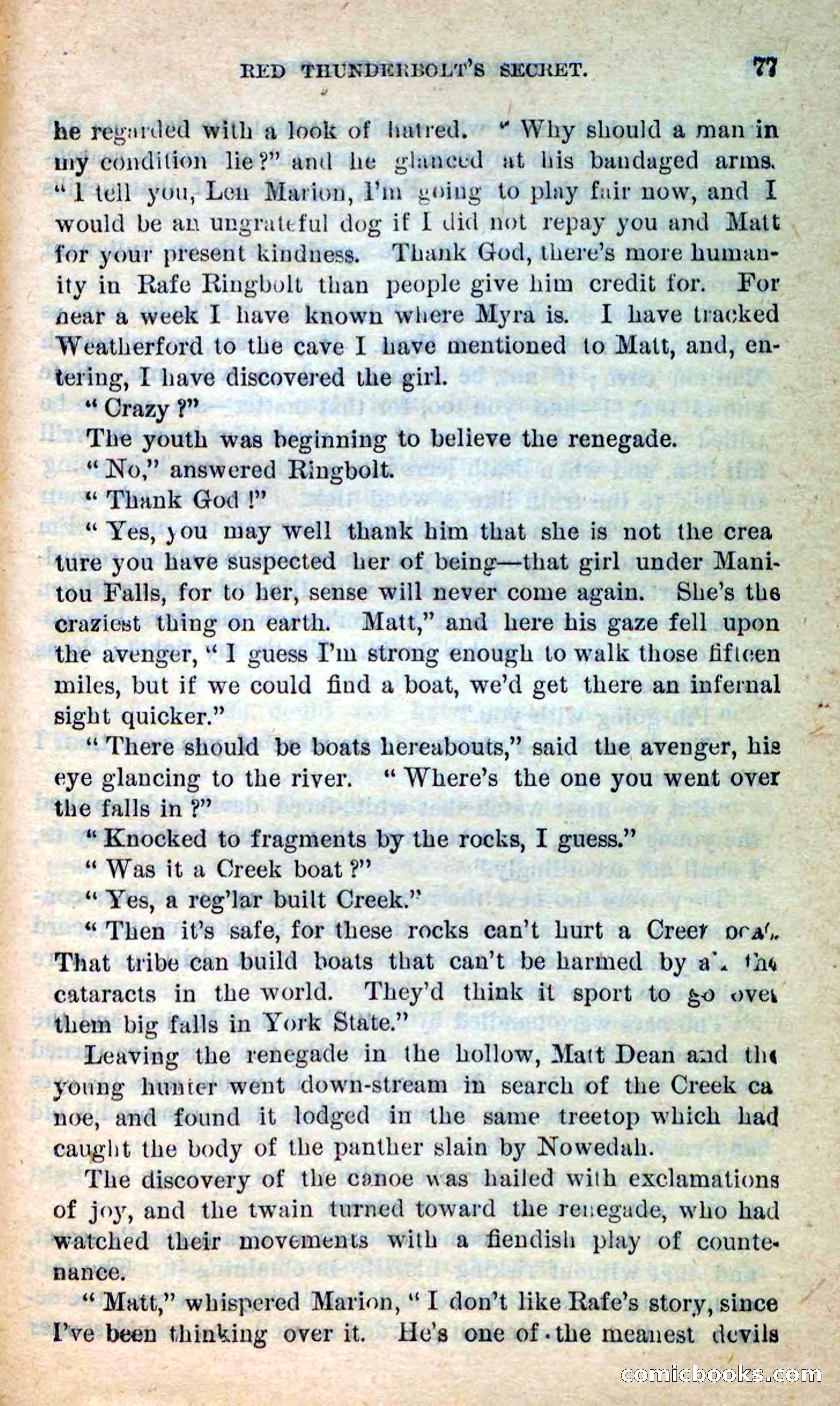 Beadle's New Dime Novels: Merciless Matt — page 73 of 100