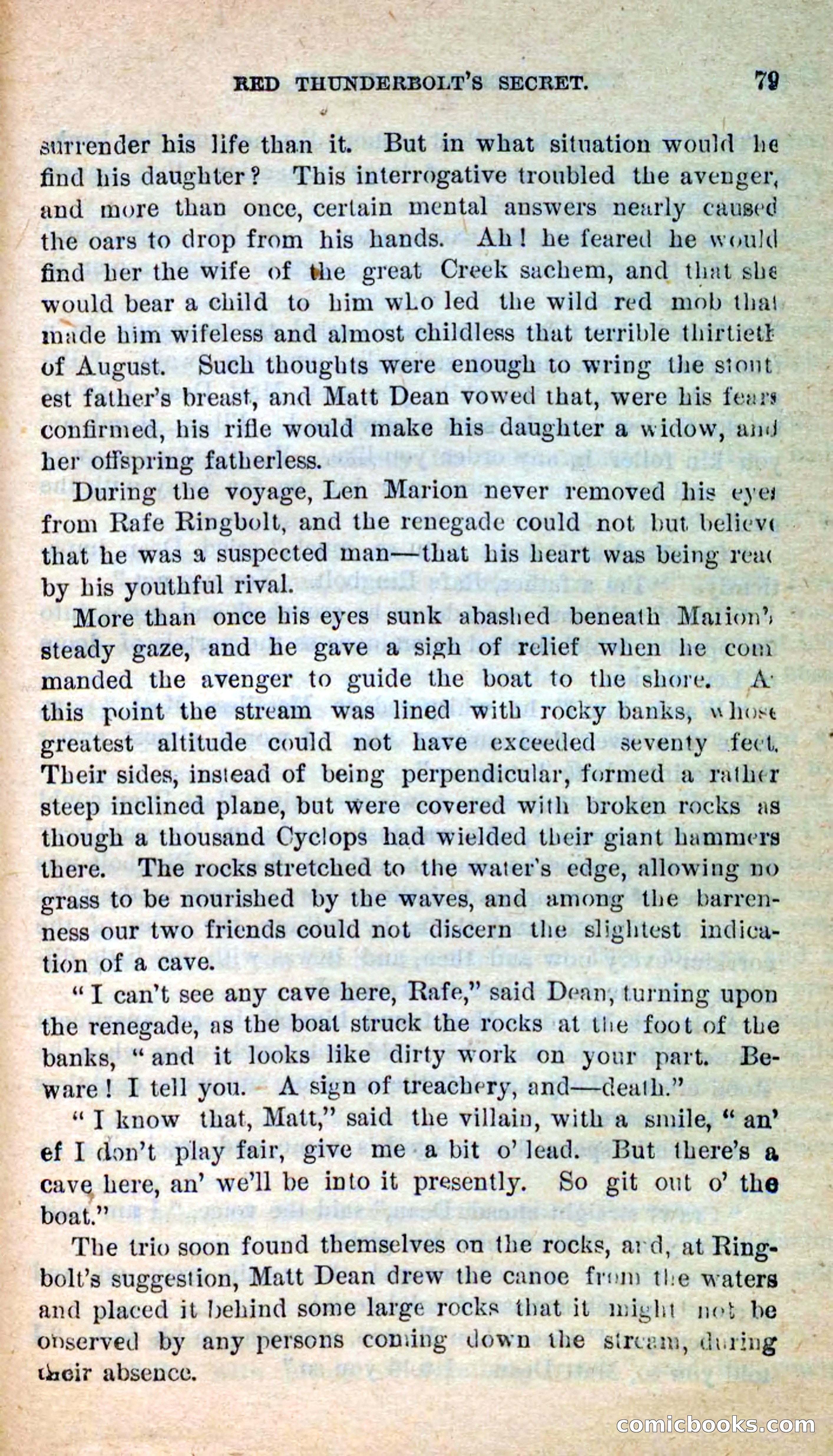 Beadle's New Dime Novels: Merciless Matt — page 75 of 100
