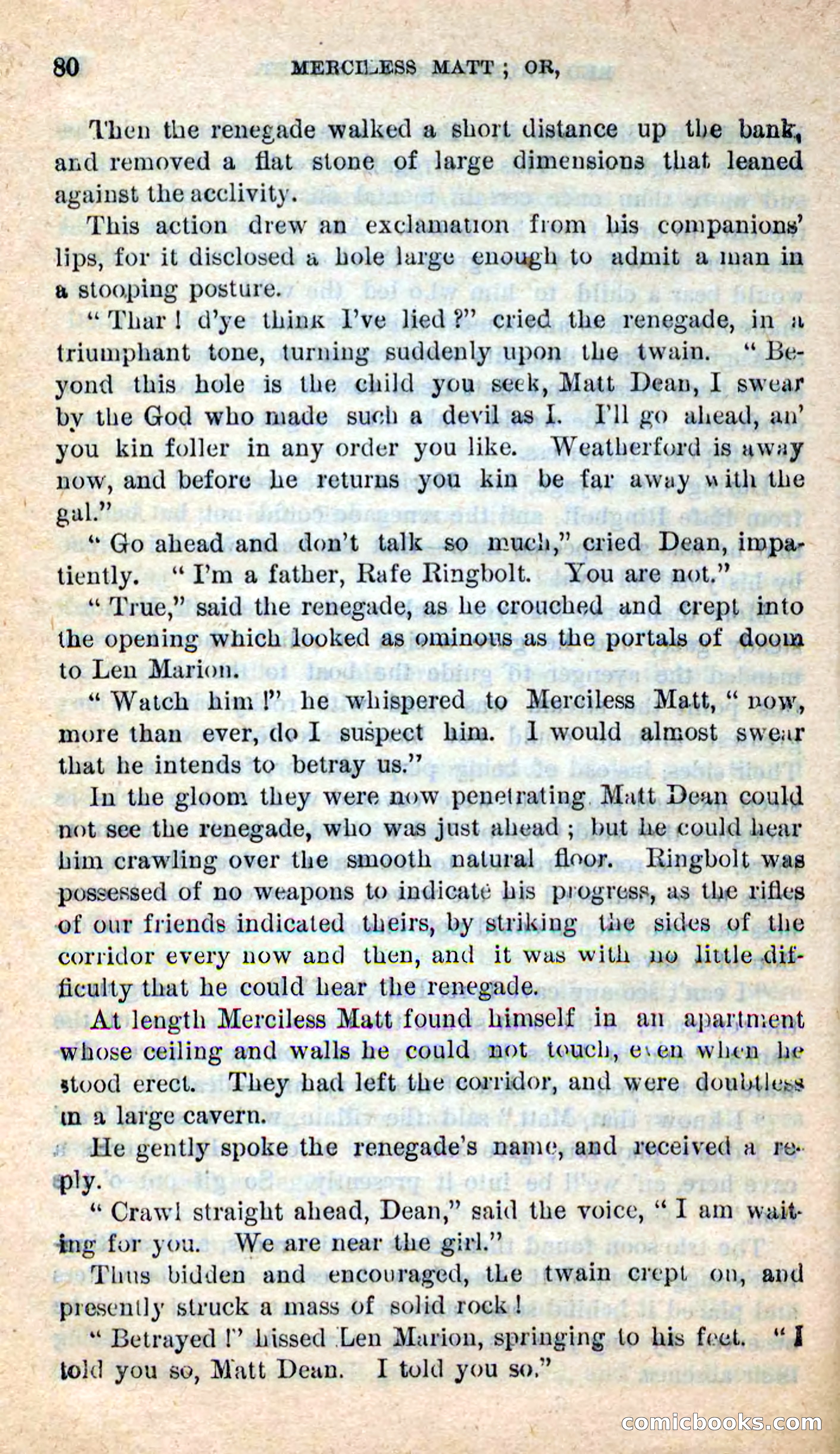Beadle's New Dime Novels: Merciless Matt — page 76 of 100