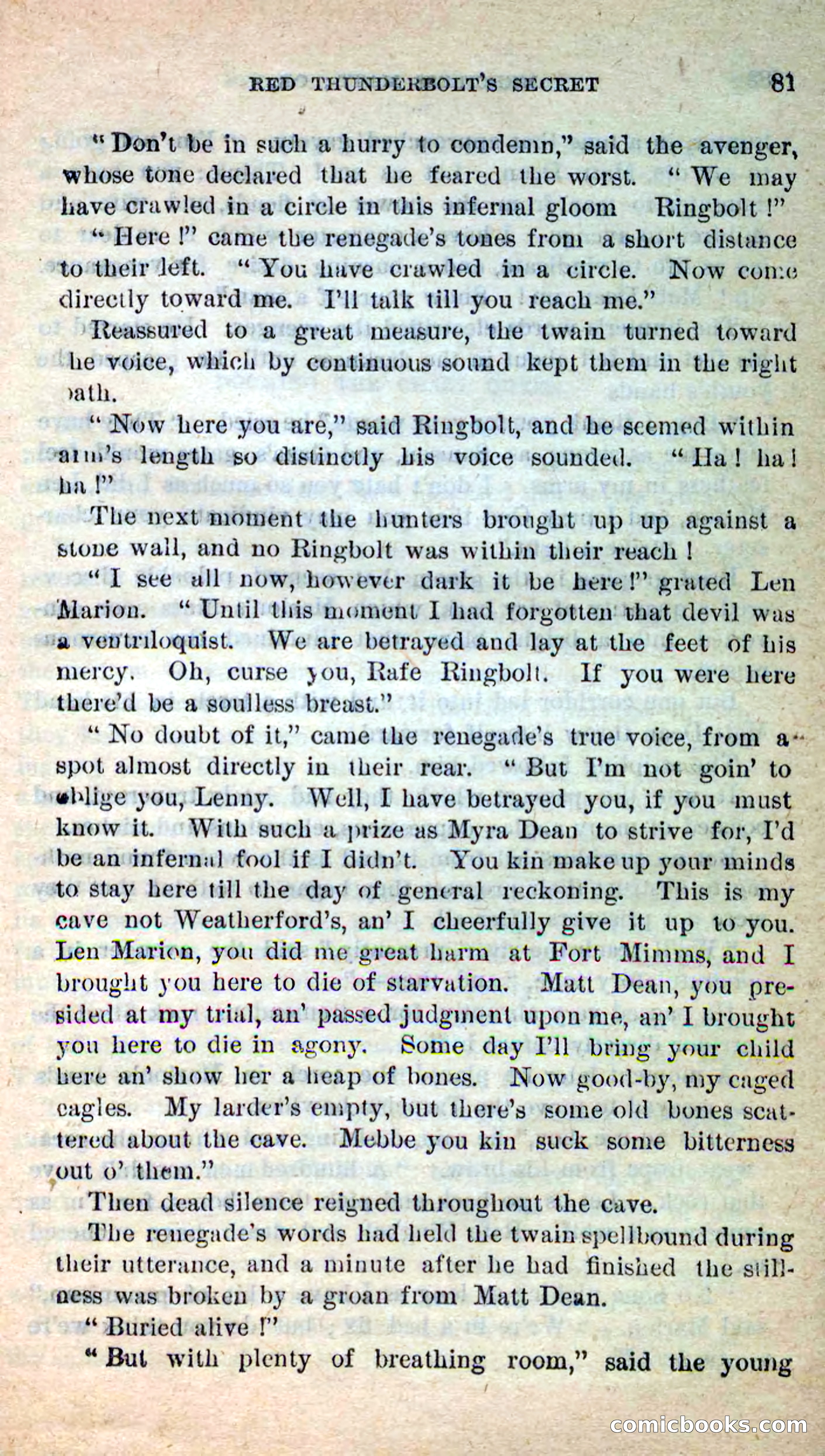 Beadle's New Dime Novels: Merciless Matt — page 77 of 100