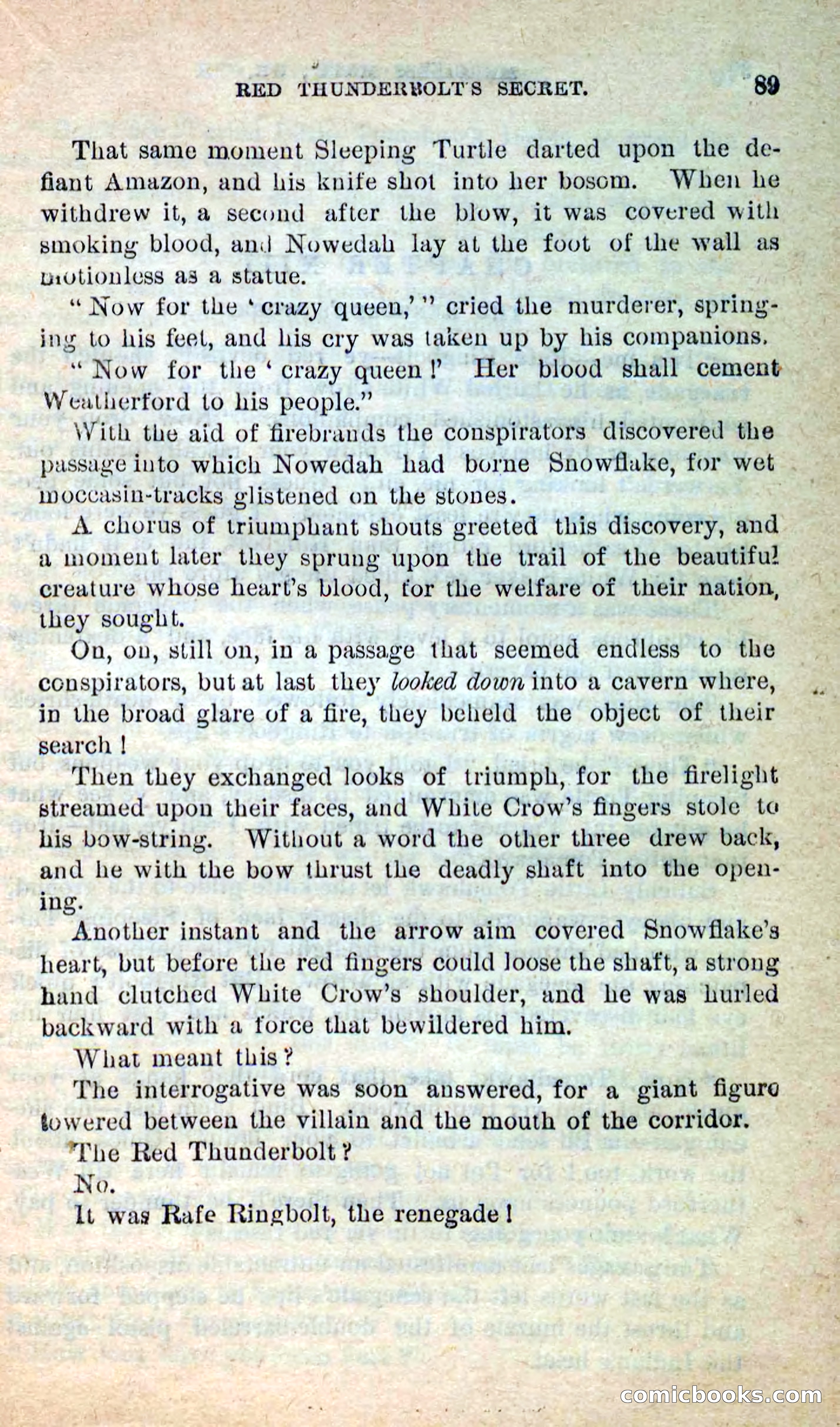 Beadle's New Dime Novels: Merciless Matt — page 85 of 100