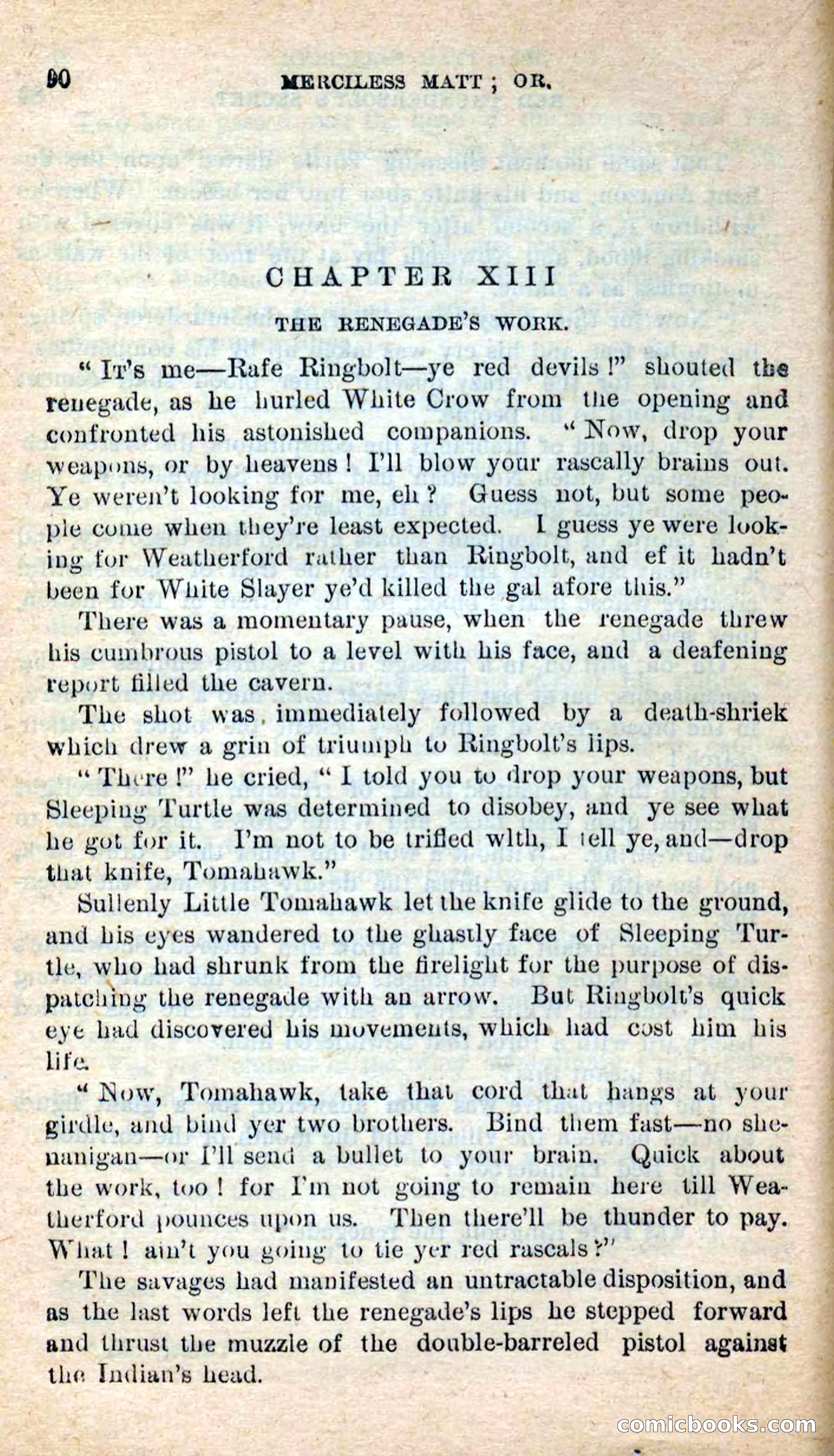 Beadle's New Dime Novels: Merciless Matt — page 86 of 100