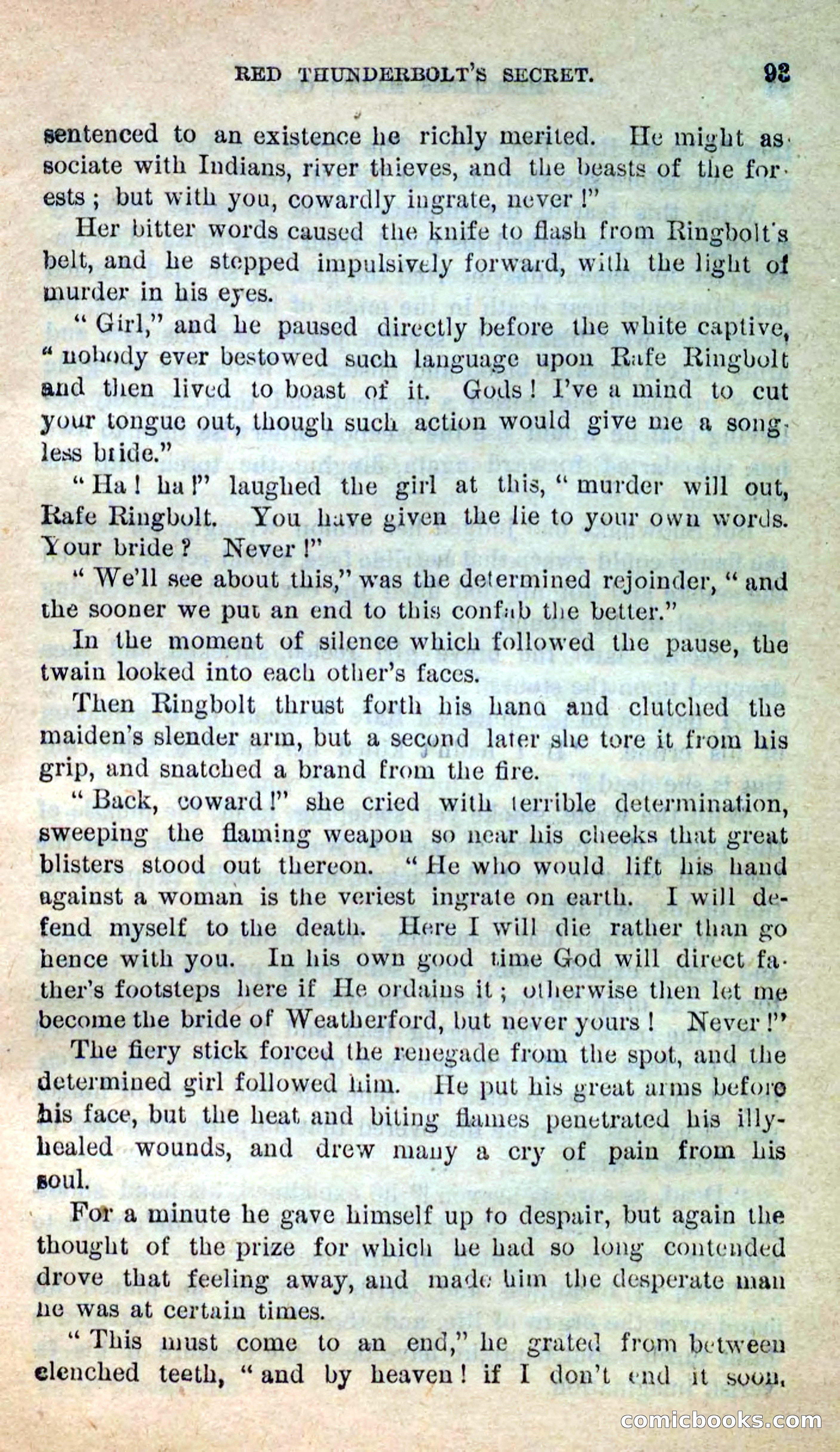 Beadle's New Dime Novels: Merciless Matt — page 89 of 100