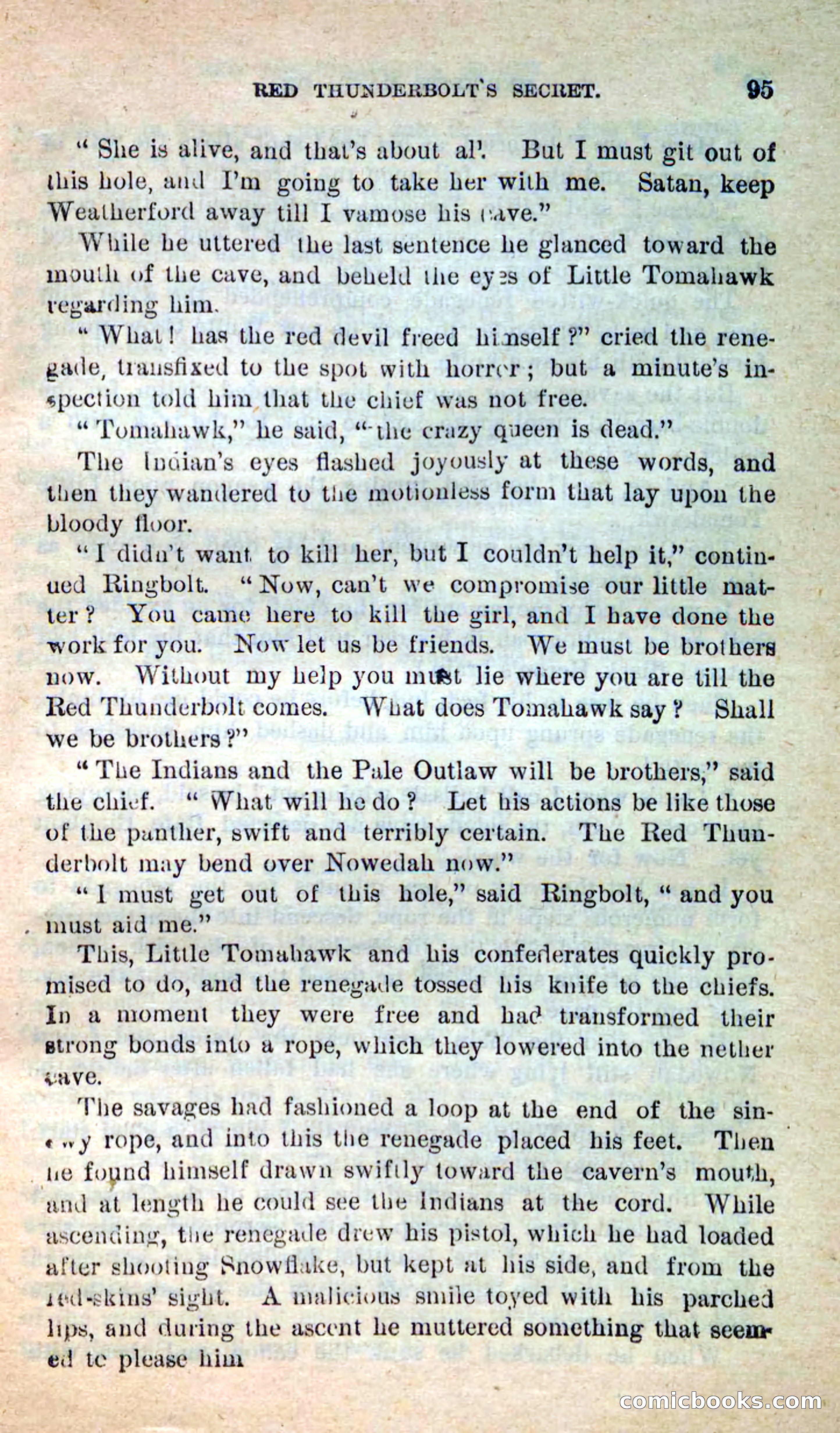 Beadle's New Dime Novels: Merciless Matt — page 91 of 100