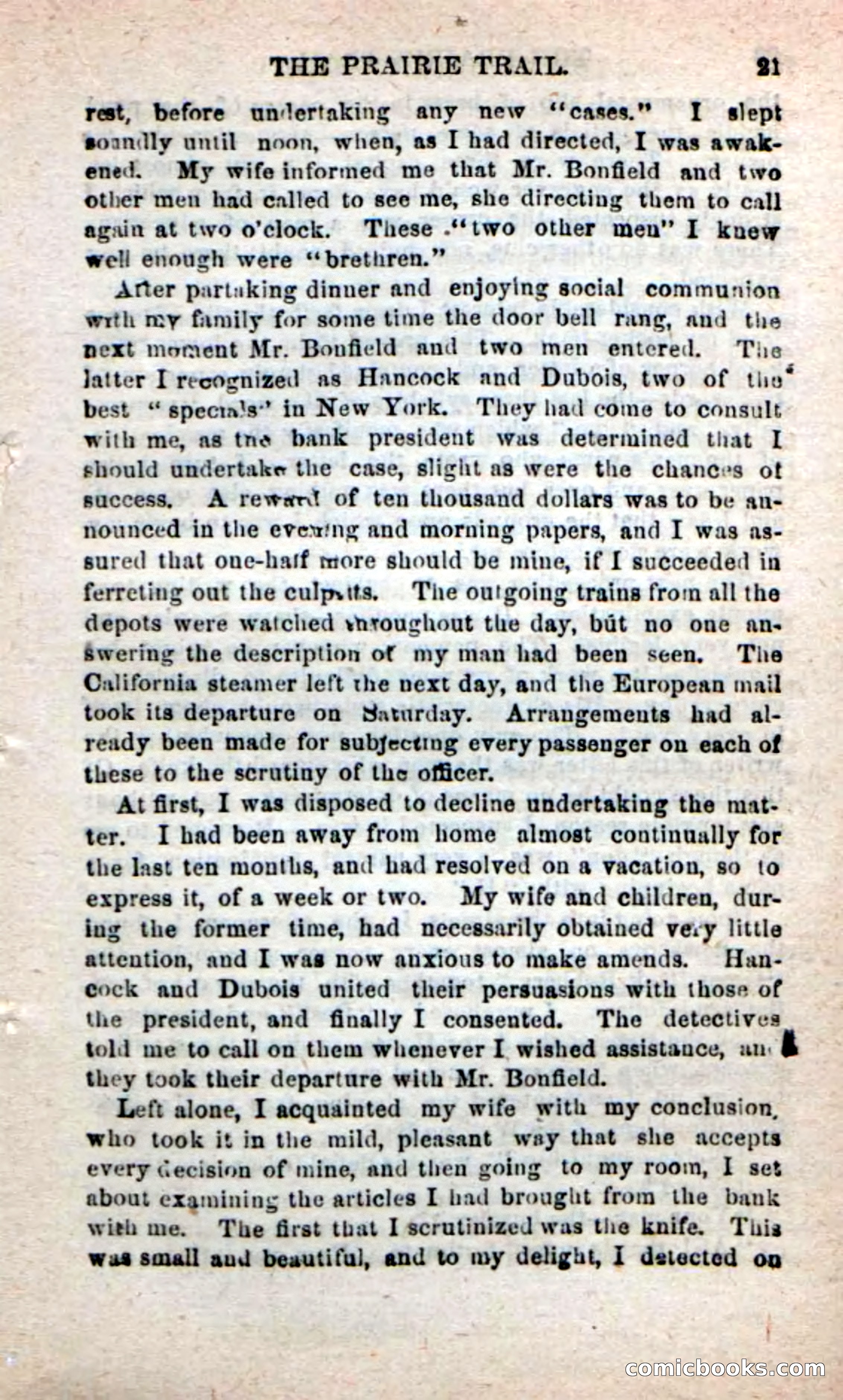 Beadle's New Dime Novels: On the Trail — page 17 of 100
