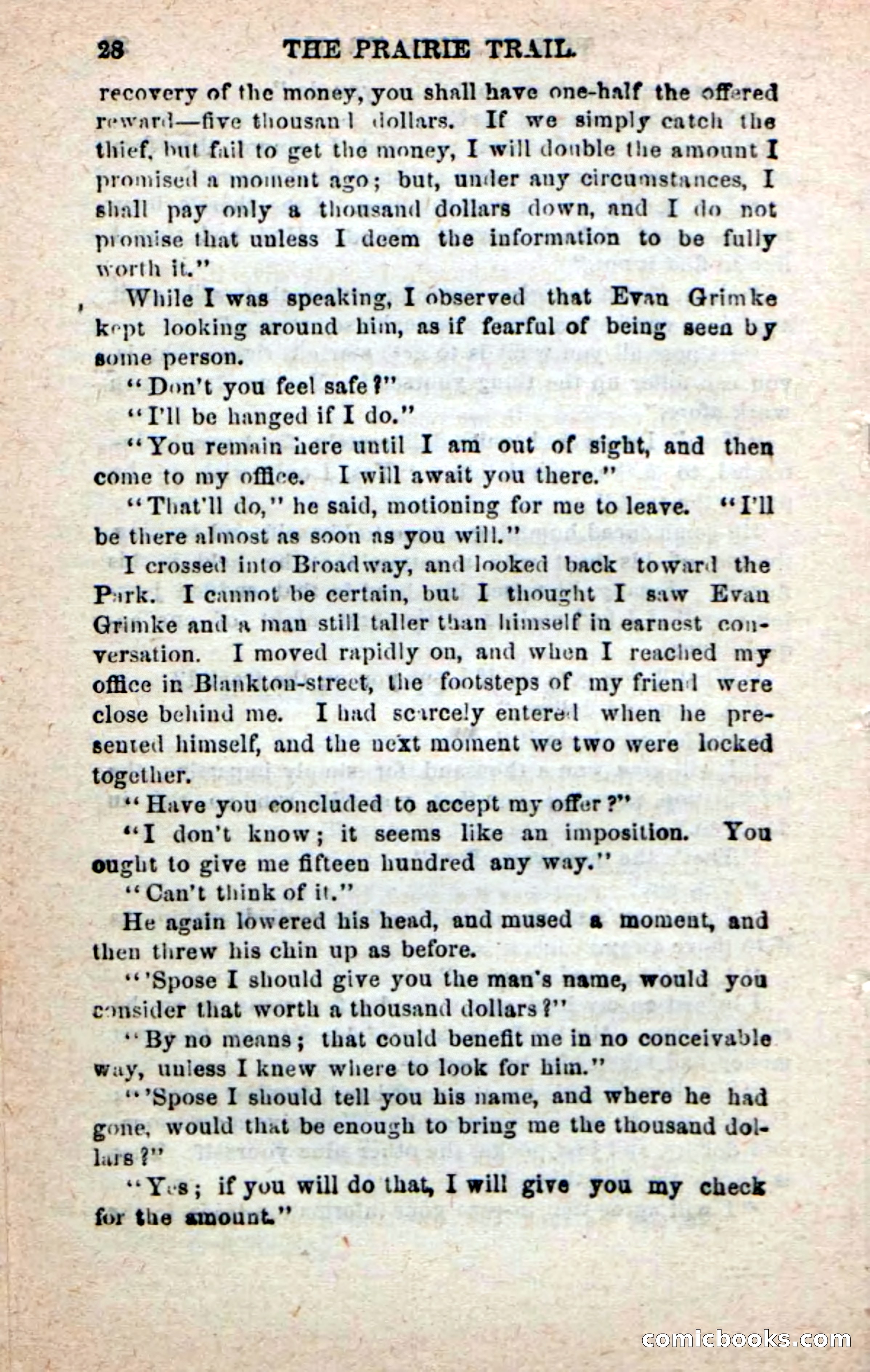 Beadle's New Dime Novels: On the Trail — page 24 of 100