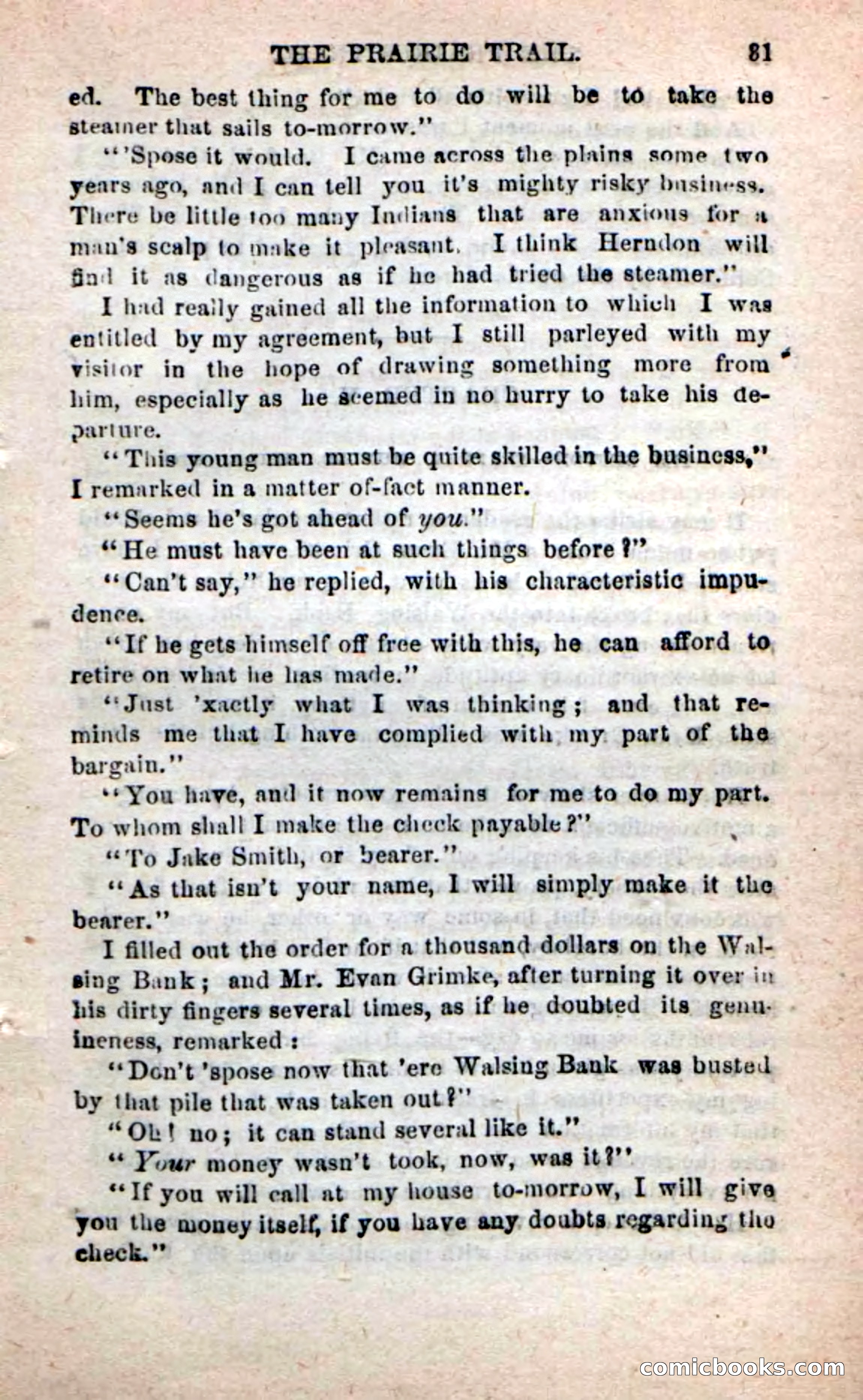 Beadle's New Dime Novels: On the Trail — page 27 of 100