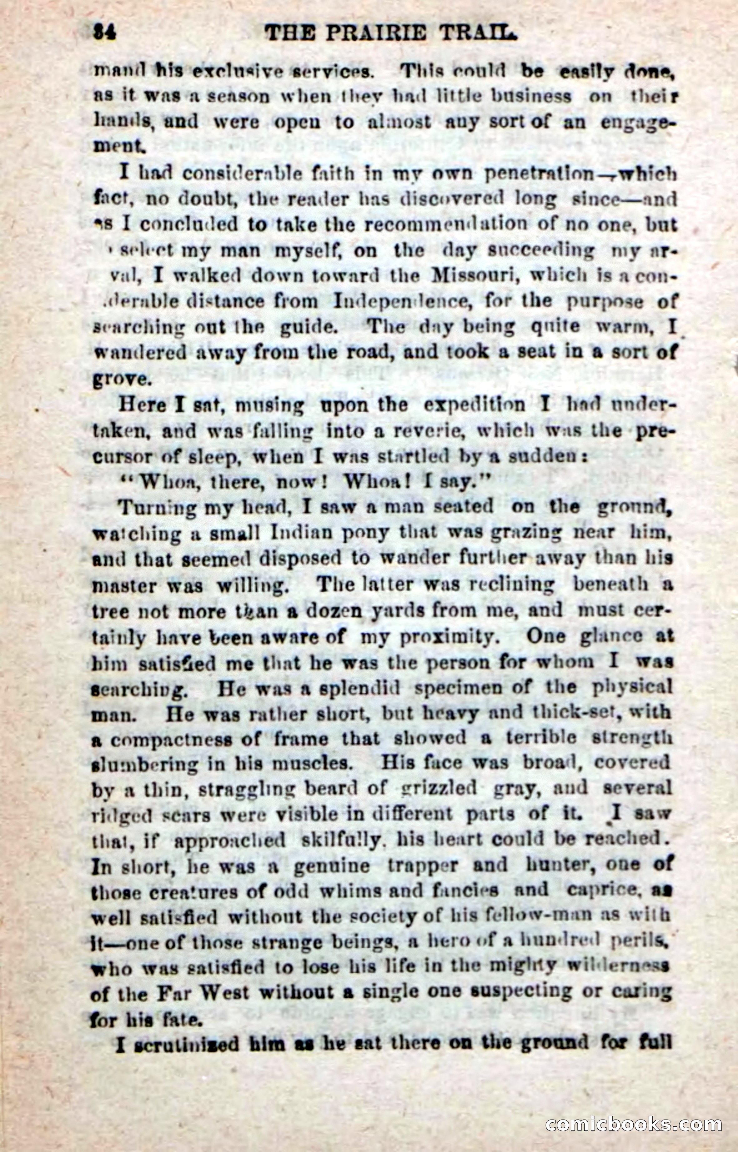 Beadle's New Dime Novels: On the Trail — page 30 of 100