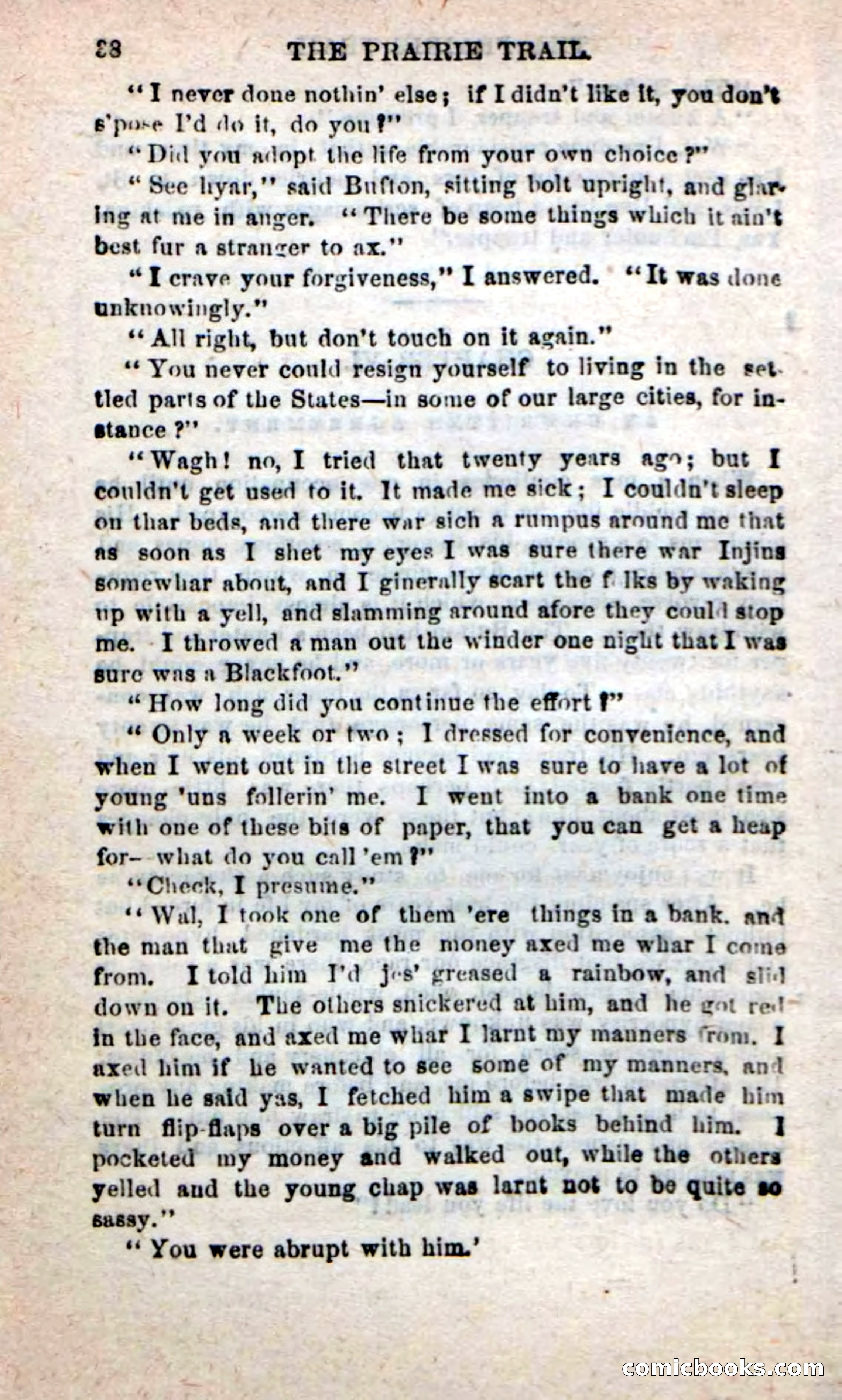 Beadle's New Dime Novels: On the Trail — page 34 of 100