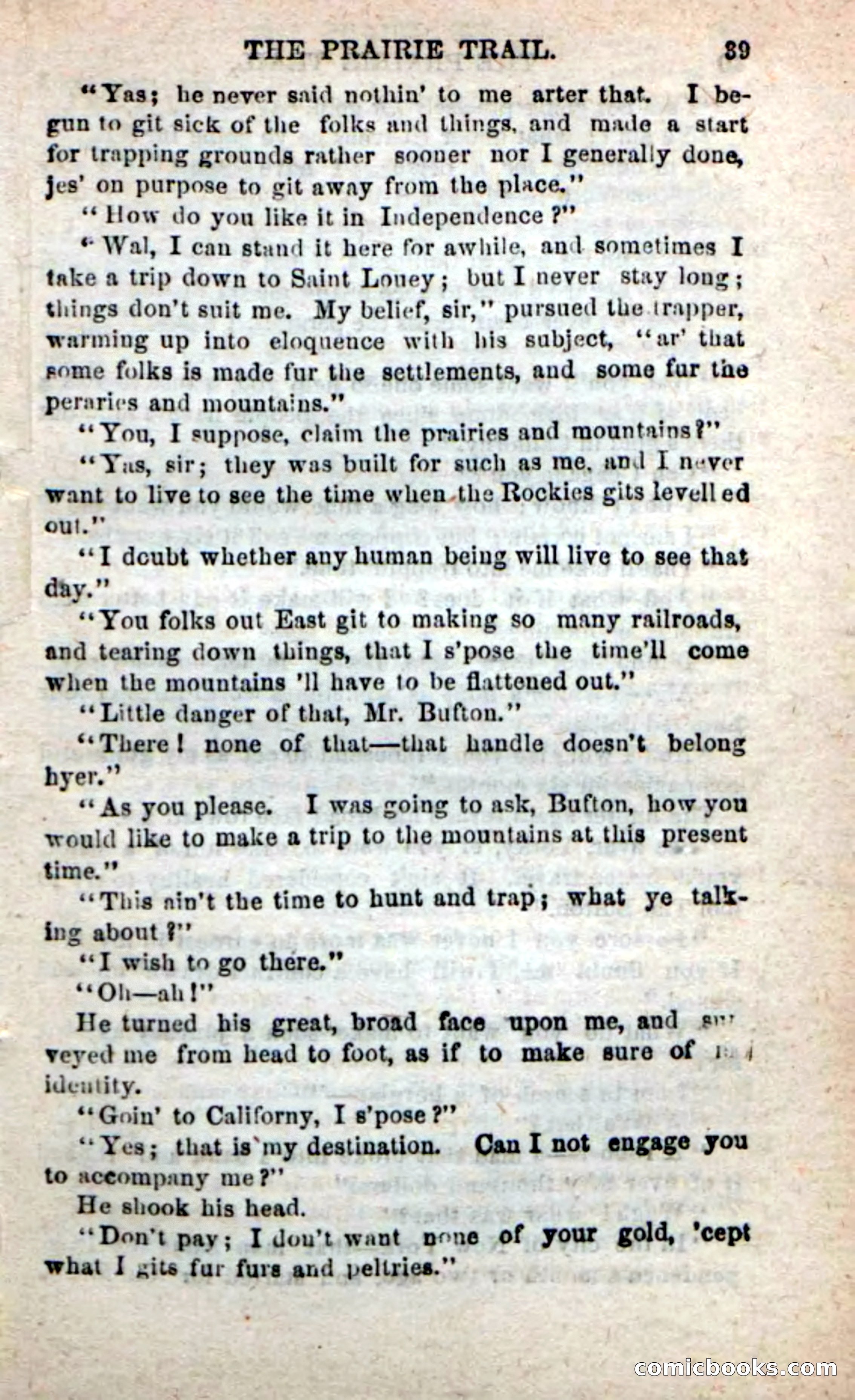 Beadle's New Dime Novels: On the Trail — page 35 of 100