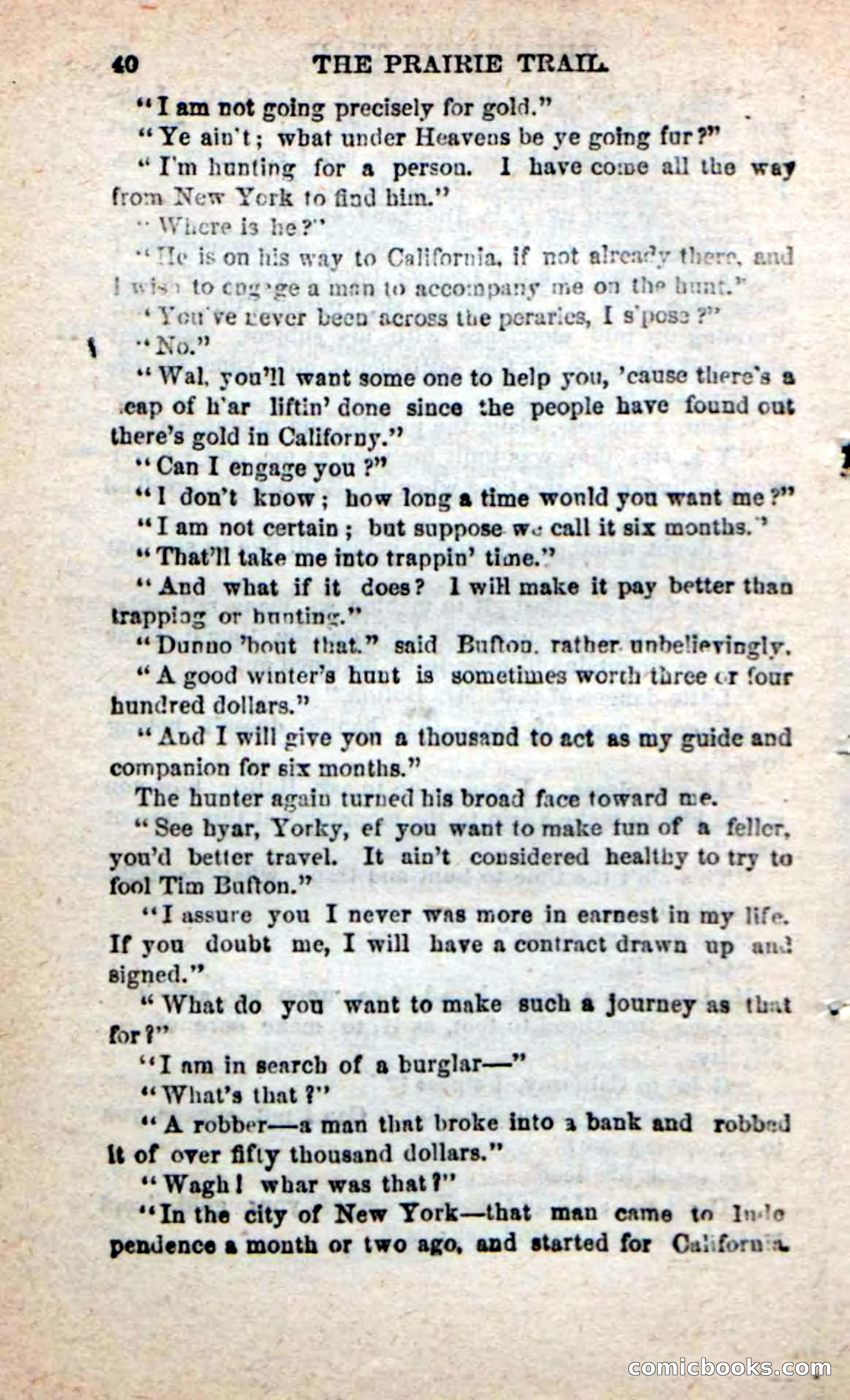 Beadle's New Dime Novels: On the Trail — page 36 of 100