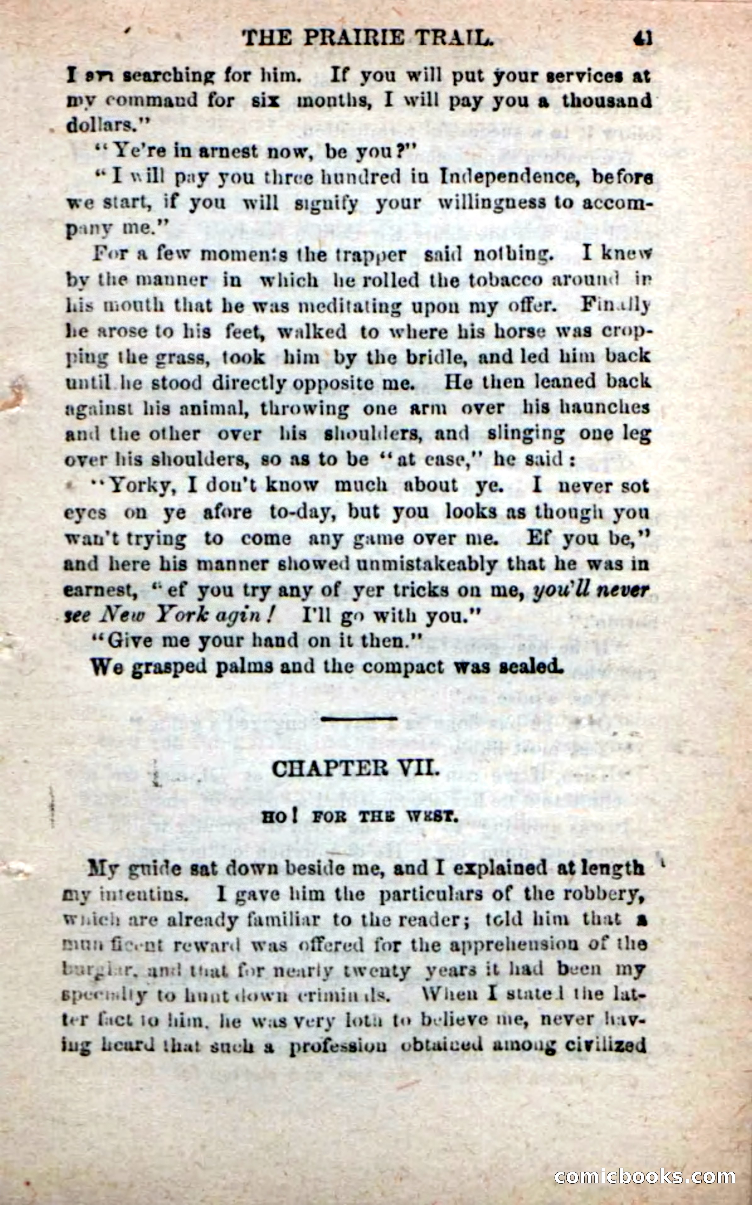 Beadle's New Dime Novels: On the Trail — page 37 of 100