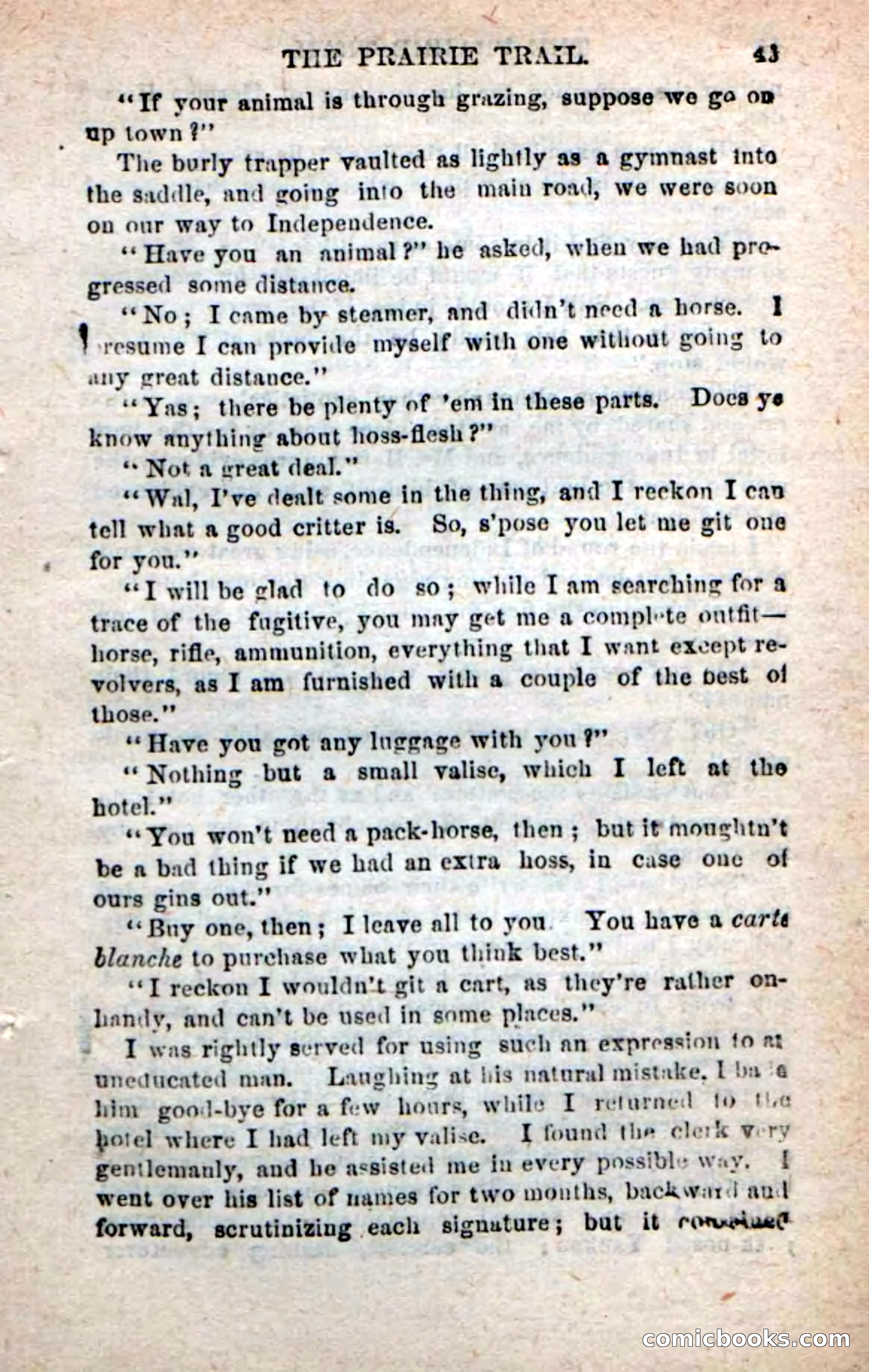 Beadle's New Dime Novels: On the Trail — page 39 of 100