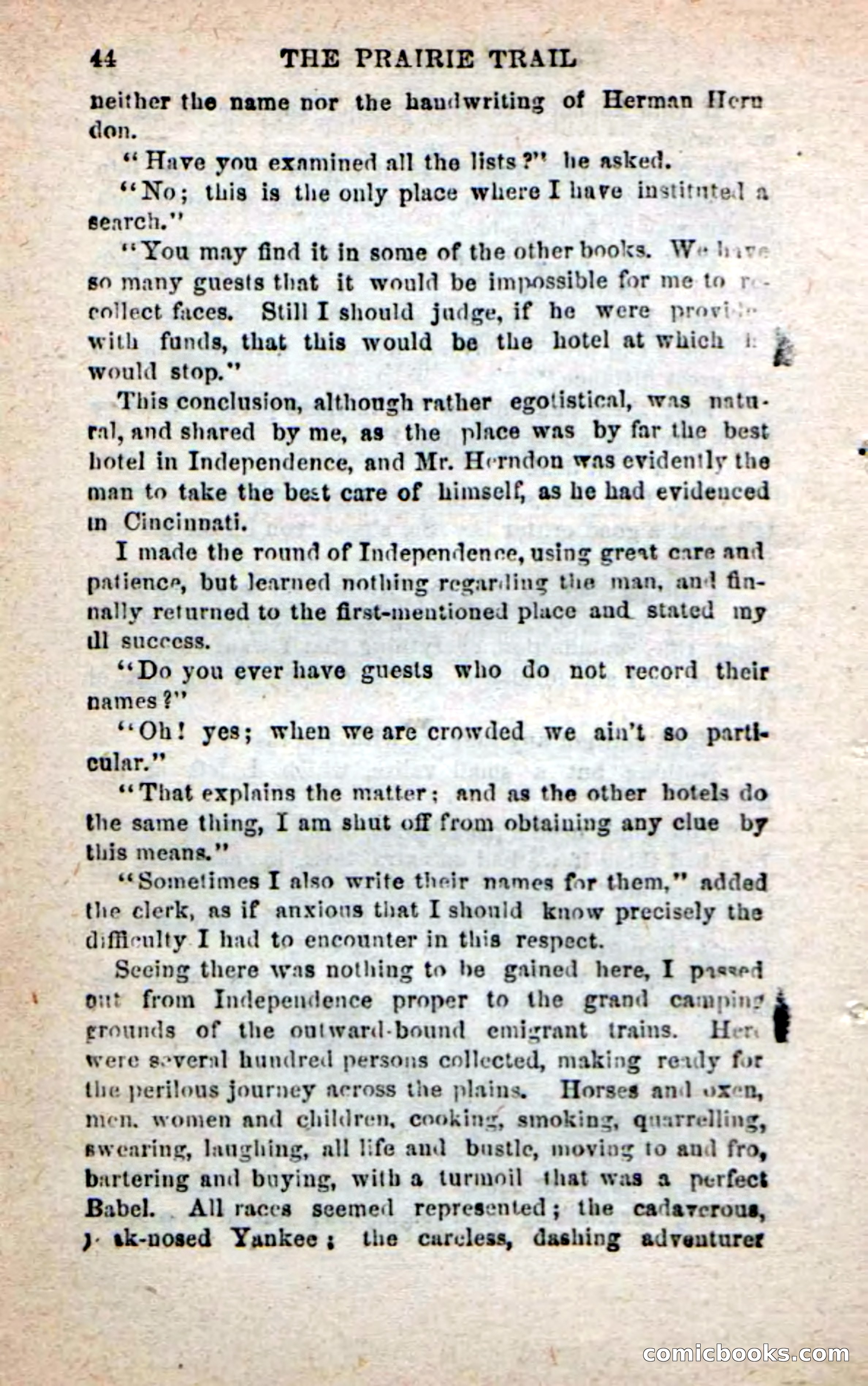 Beadle's New Dime Novels: On the Trail — page 40 of 100