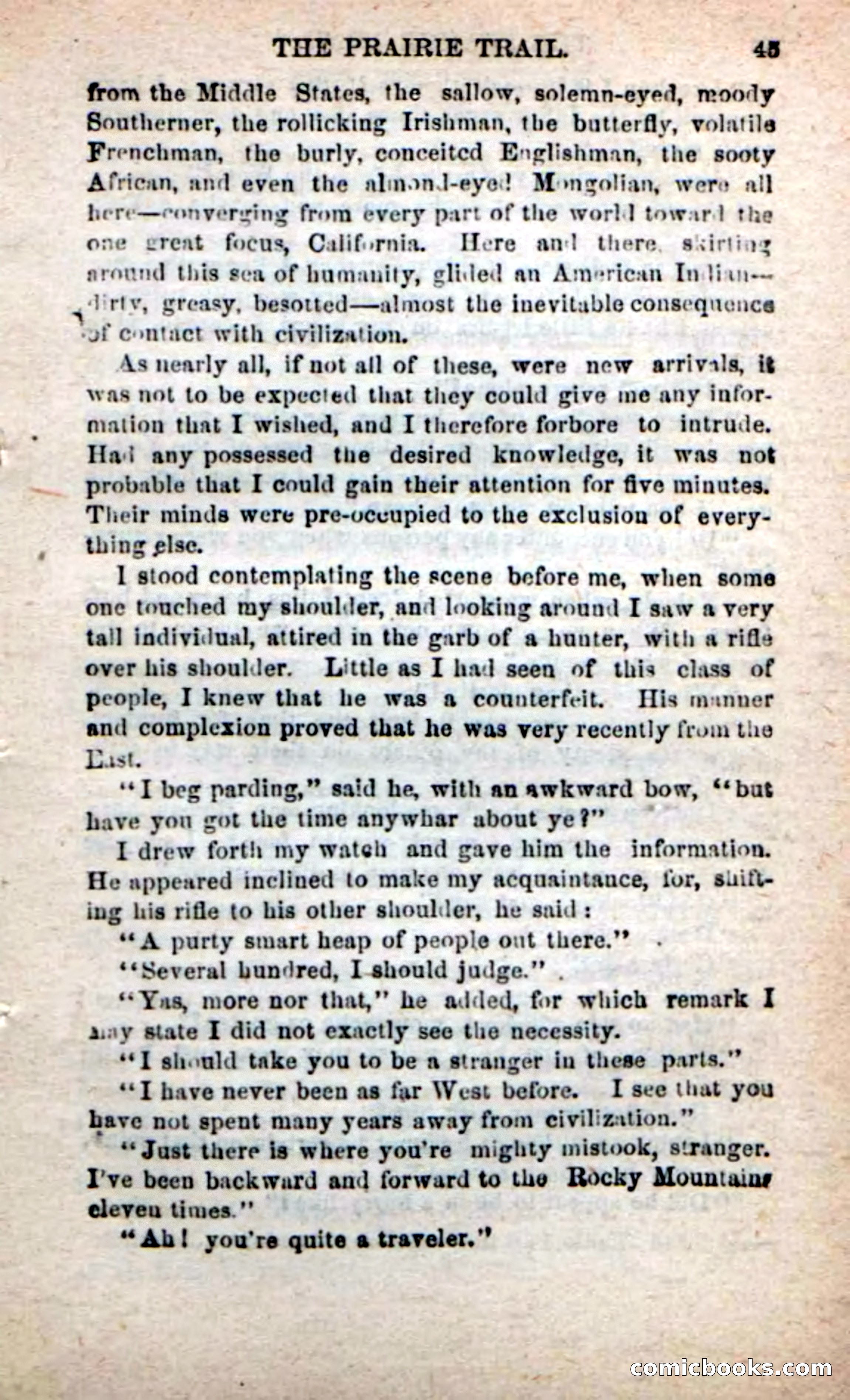 Beadle's New Dime Novels: On the Trail — page 41 of 100