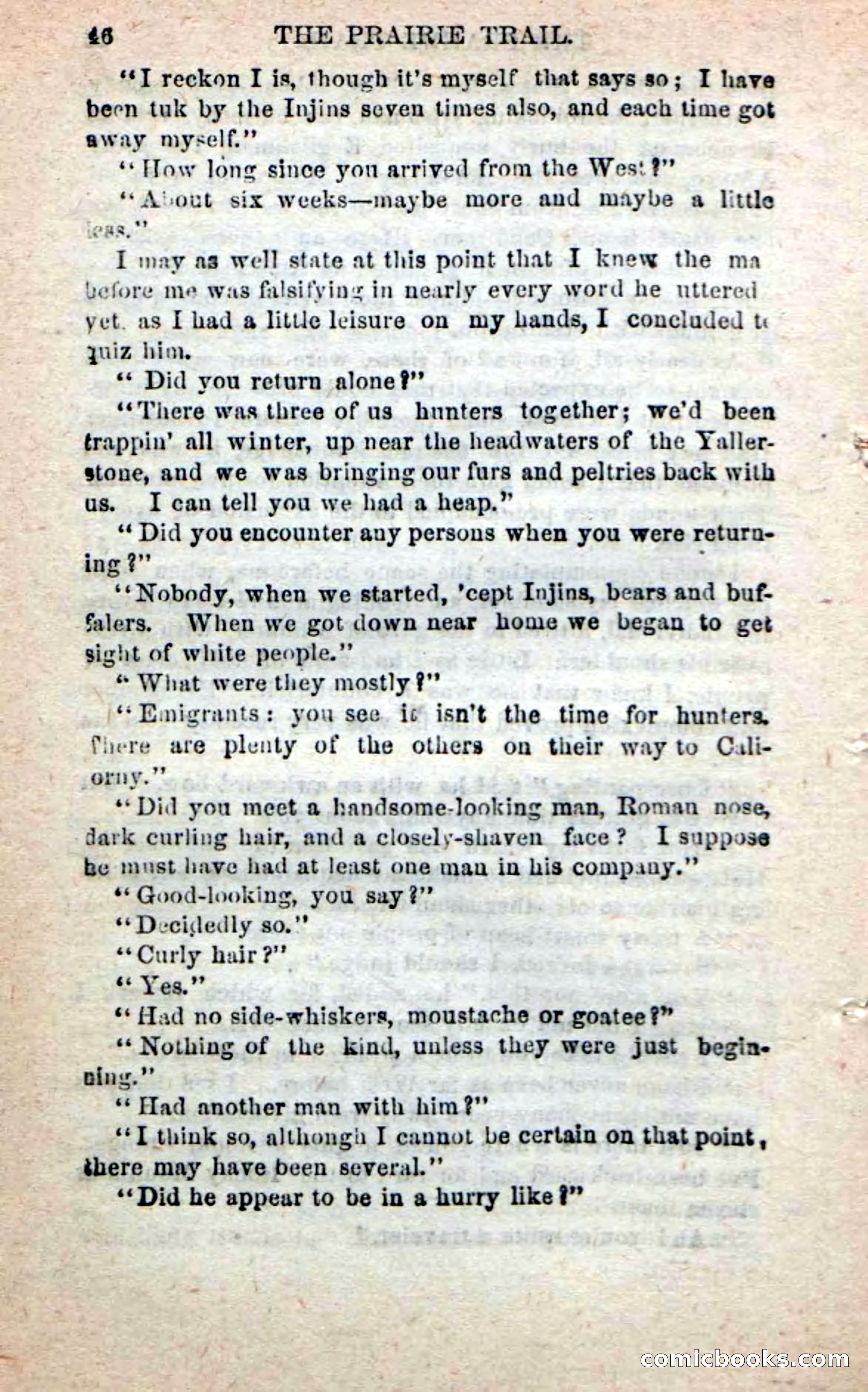 Beadle's New Dime Novels: On the Trail — page 42 of 100