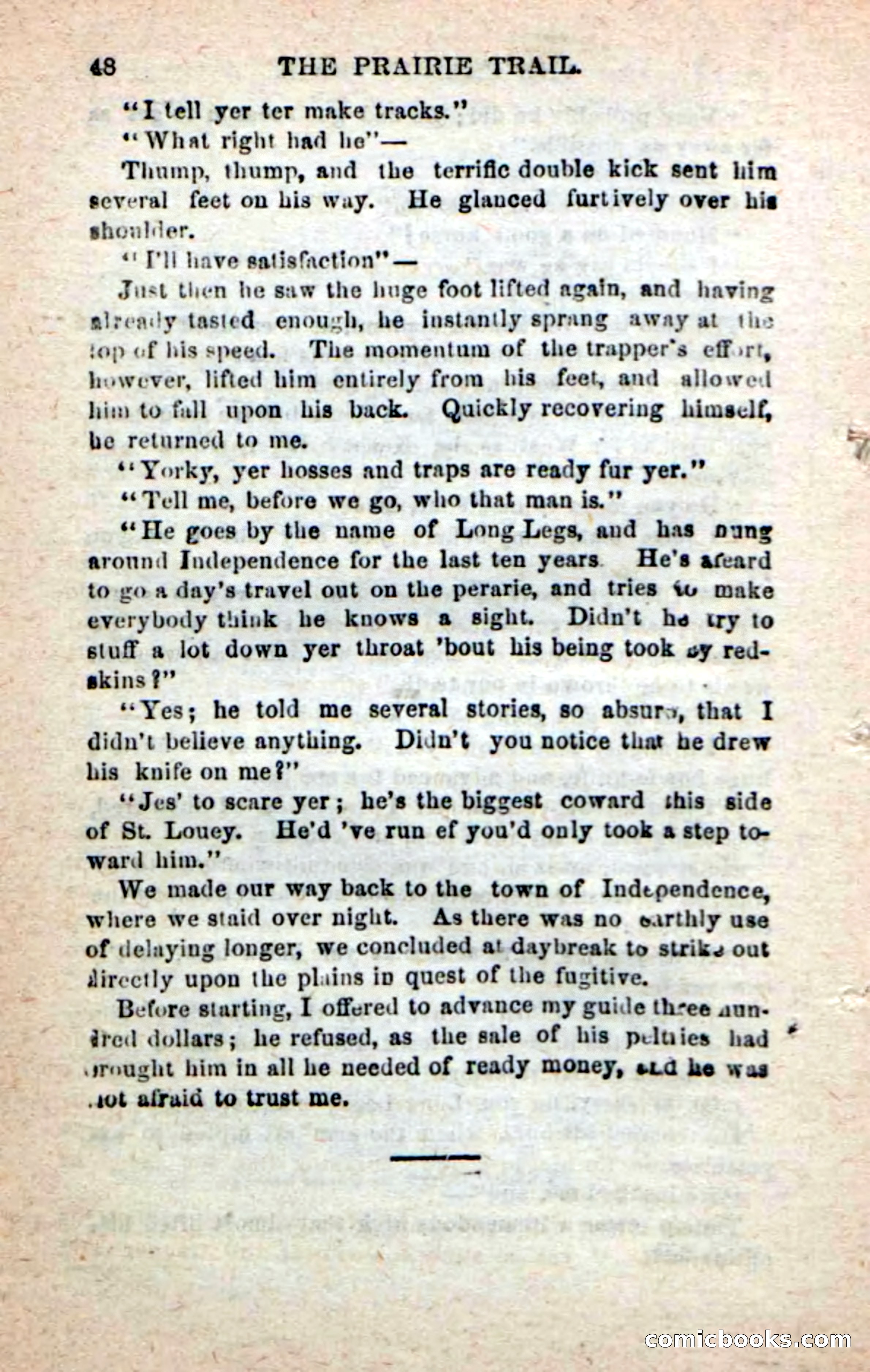 Beadle's New Dime Novels: On the Trail — page 44 of 100