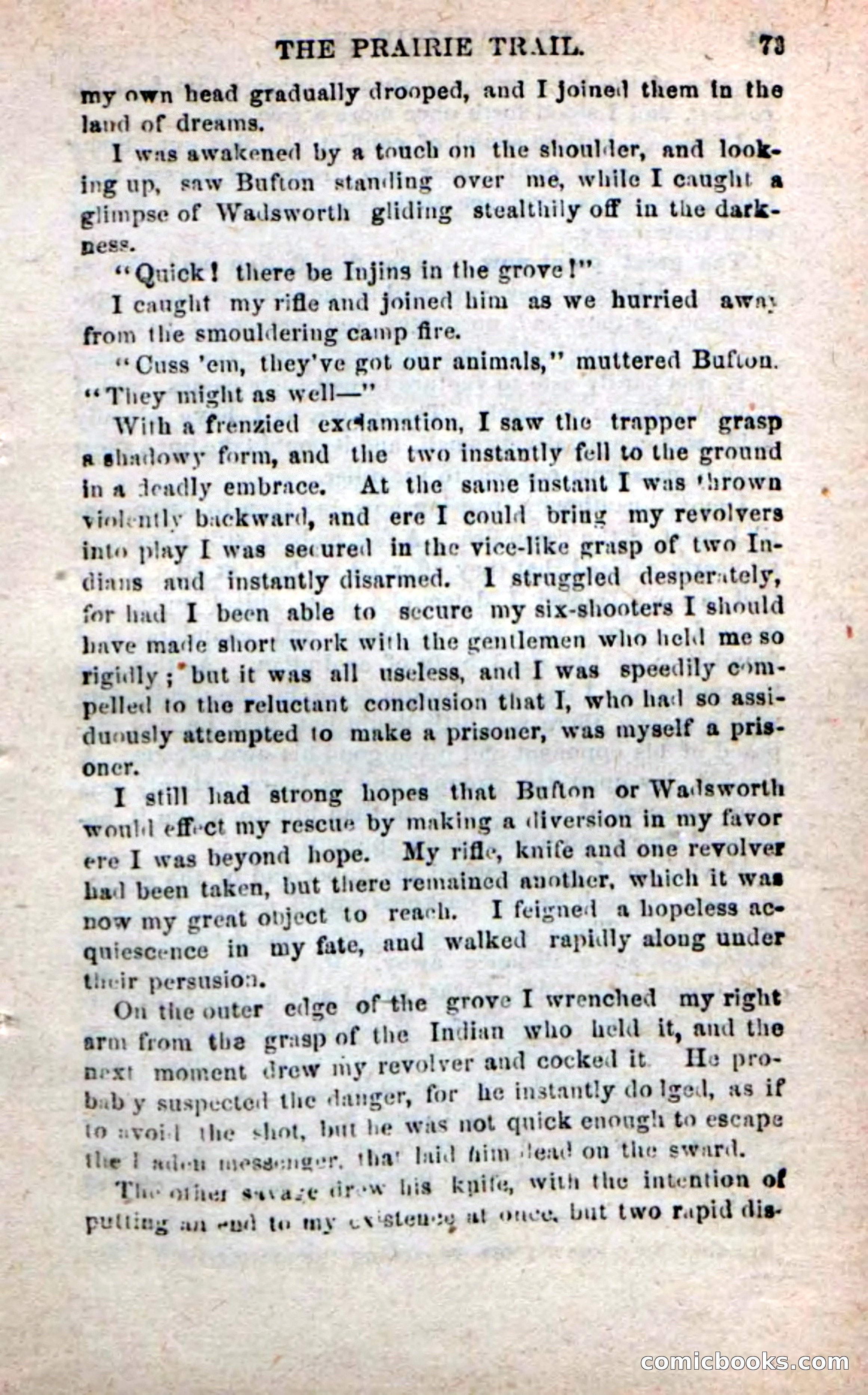 Beadle's New Dime Novels: On the Trail — page 69 of 100