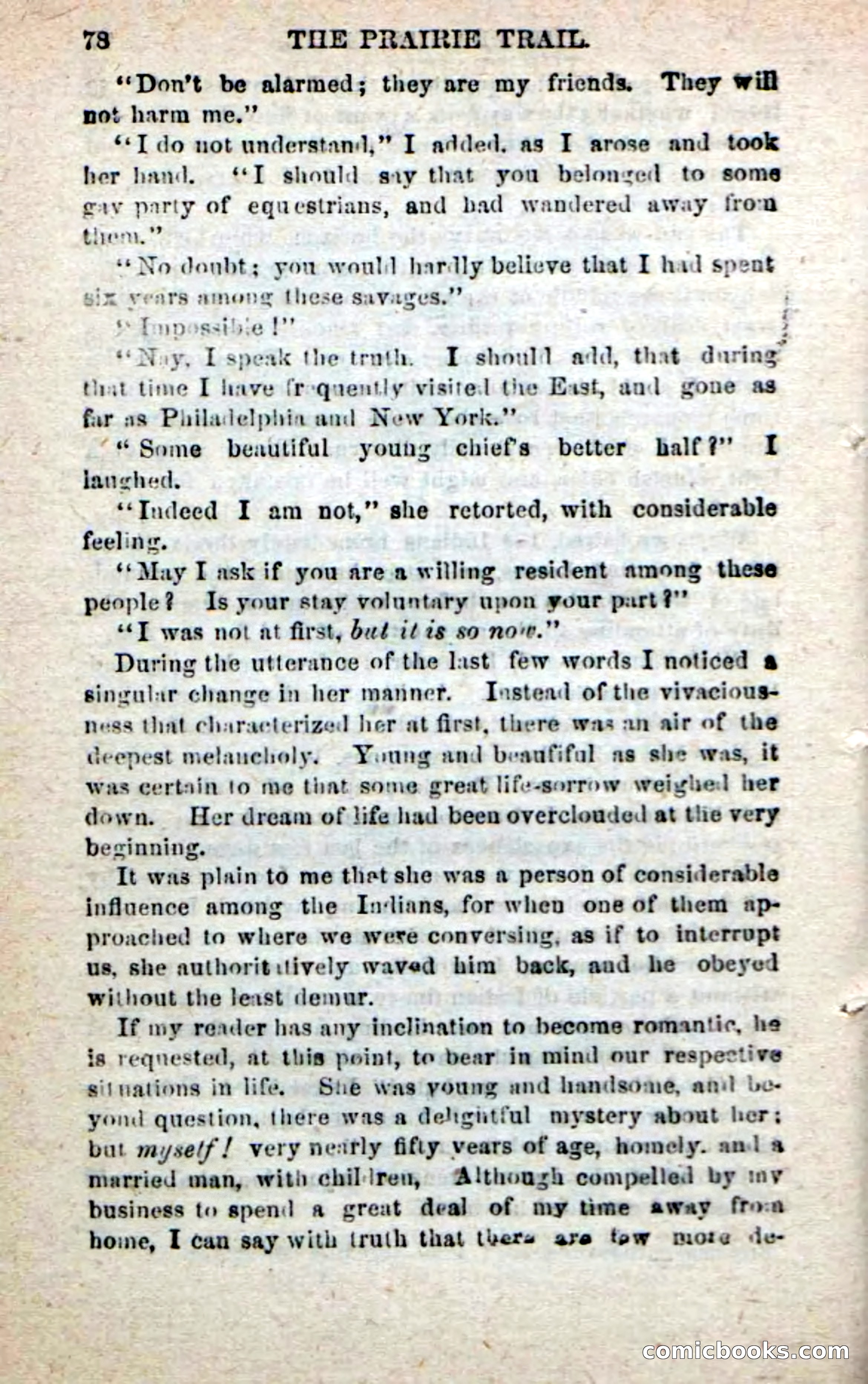 Beadle's New Dime Novels: On the Trail — page 74 of 100
