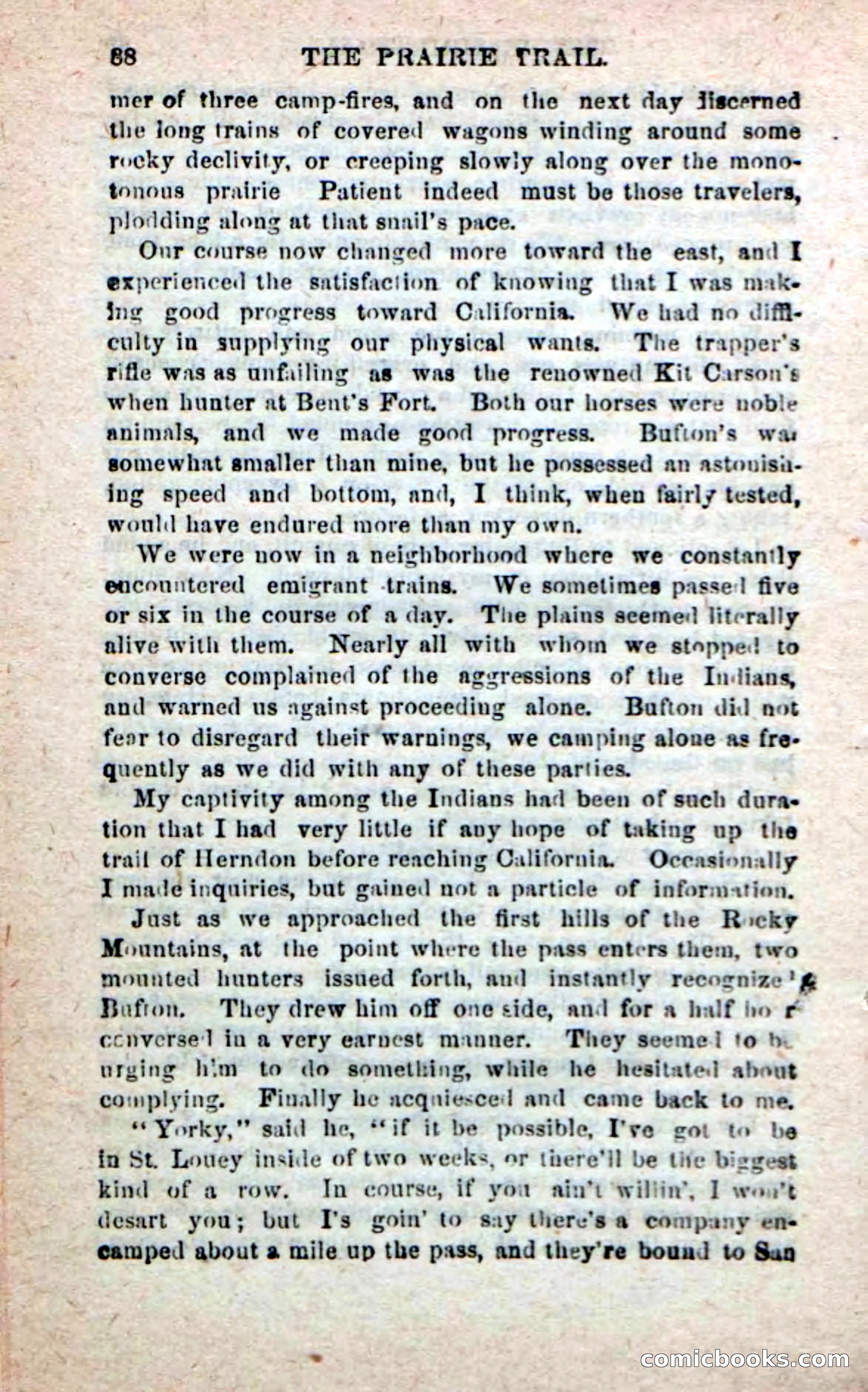 Beadle's New Dime Novels: On the Trail — page 84 of 100
