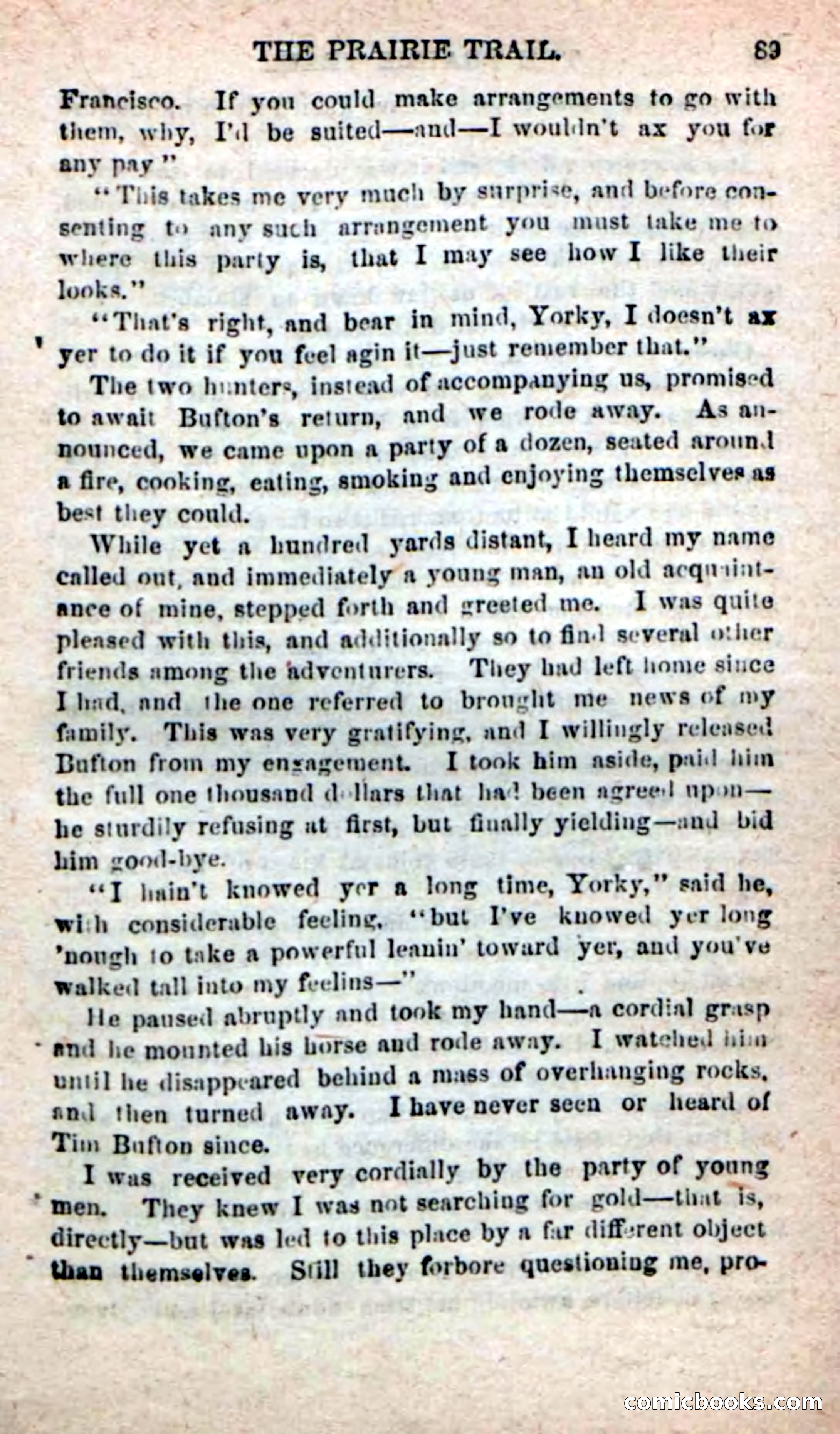 Beadle's New Dime Novels: On the Trail — page 85 of 100