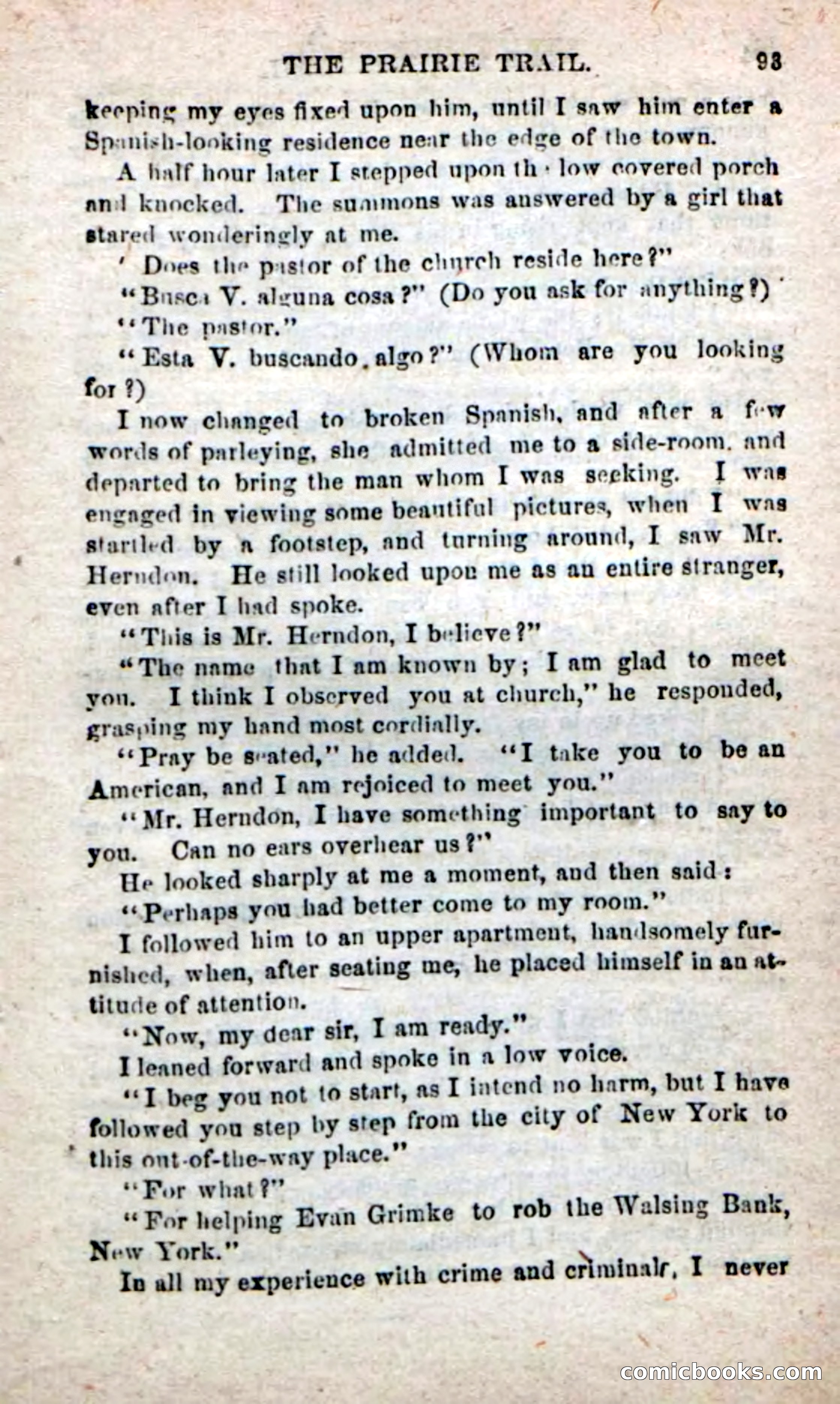 Beadle's New Dime Novels: On the Trail — page 89 of 100
