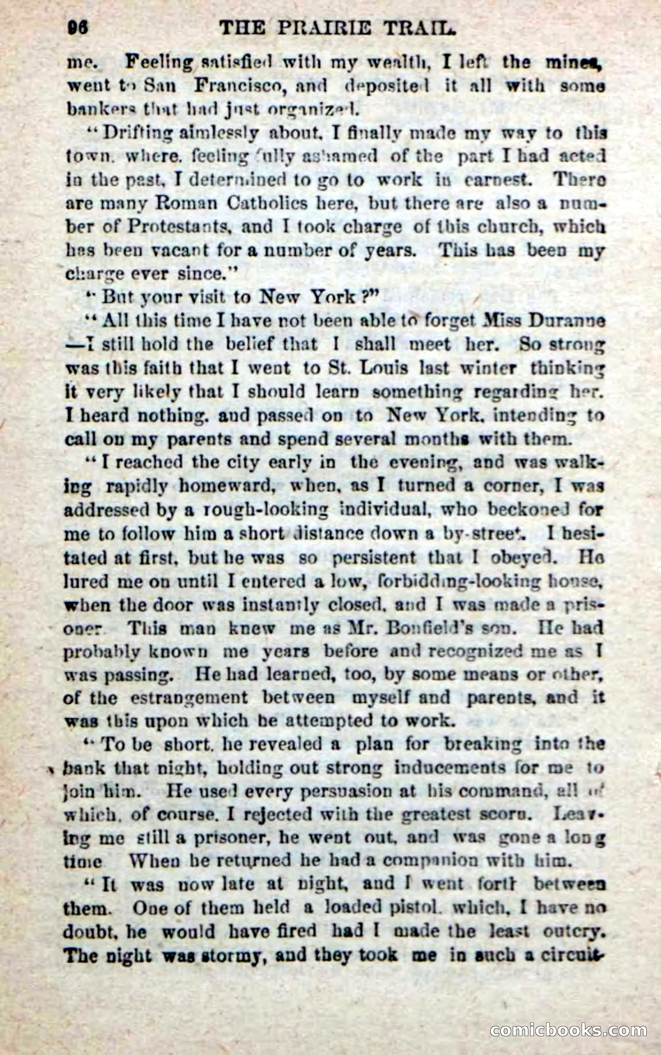 Beadle's New Dime Novels: On the Trail — page 92 of 100