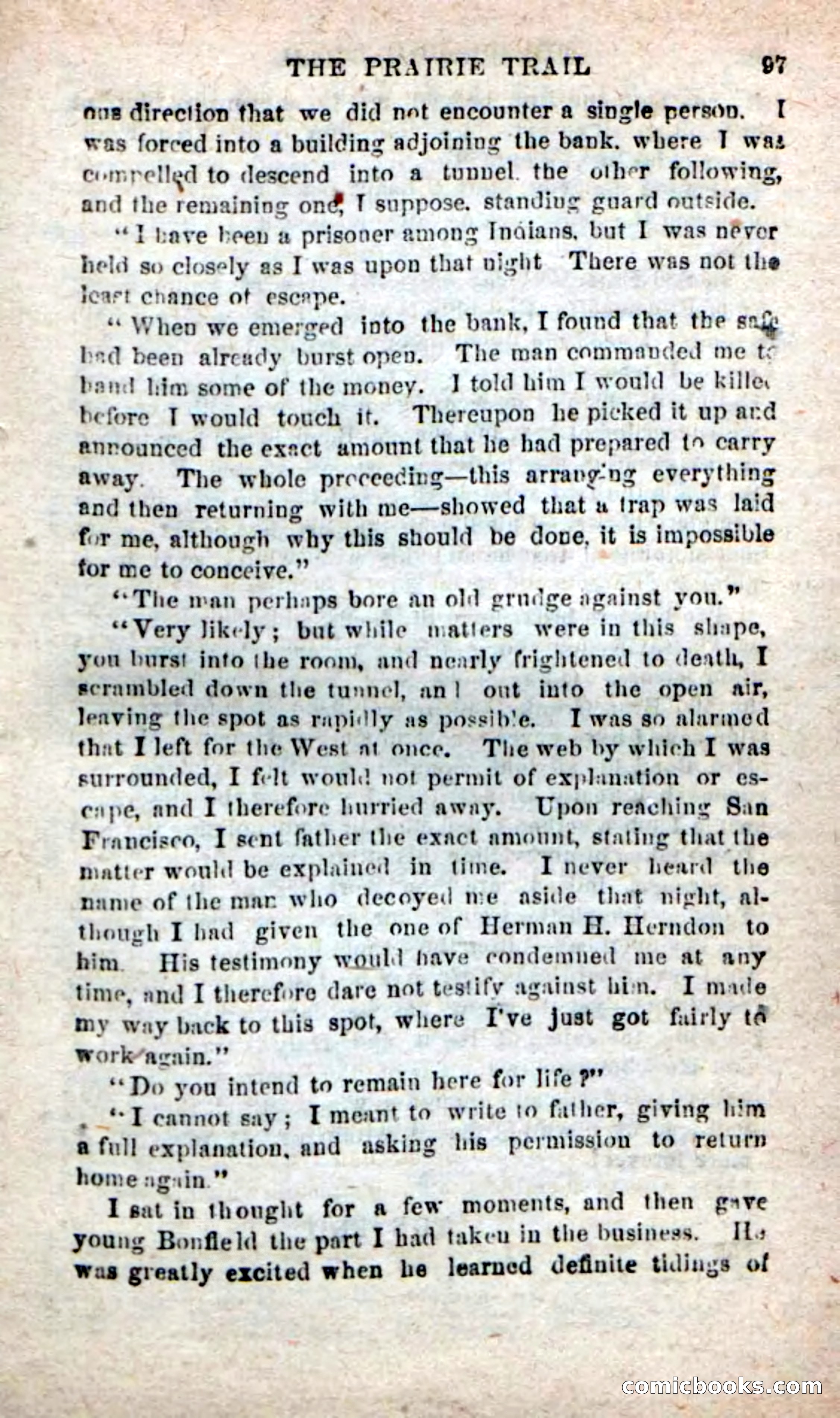 Beadle's New Dime Novels: On the Trail — page 93 of 100