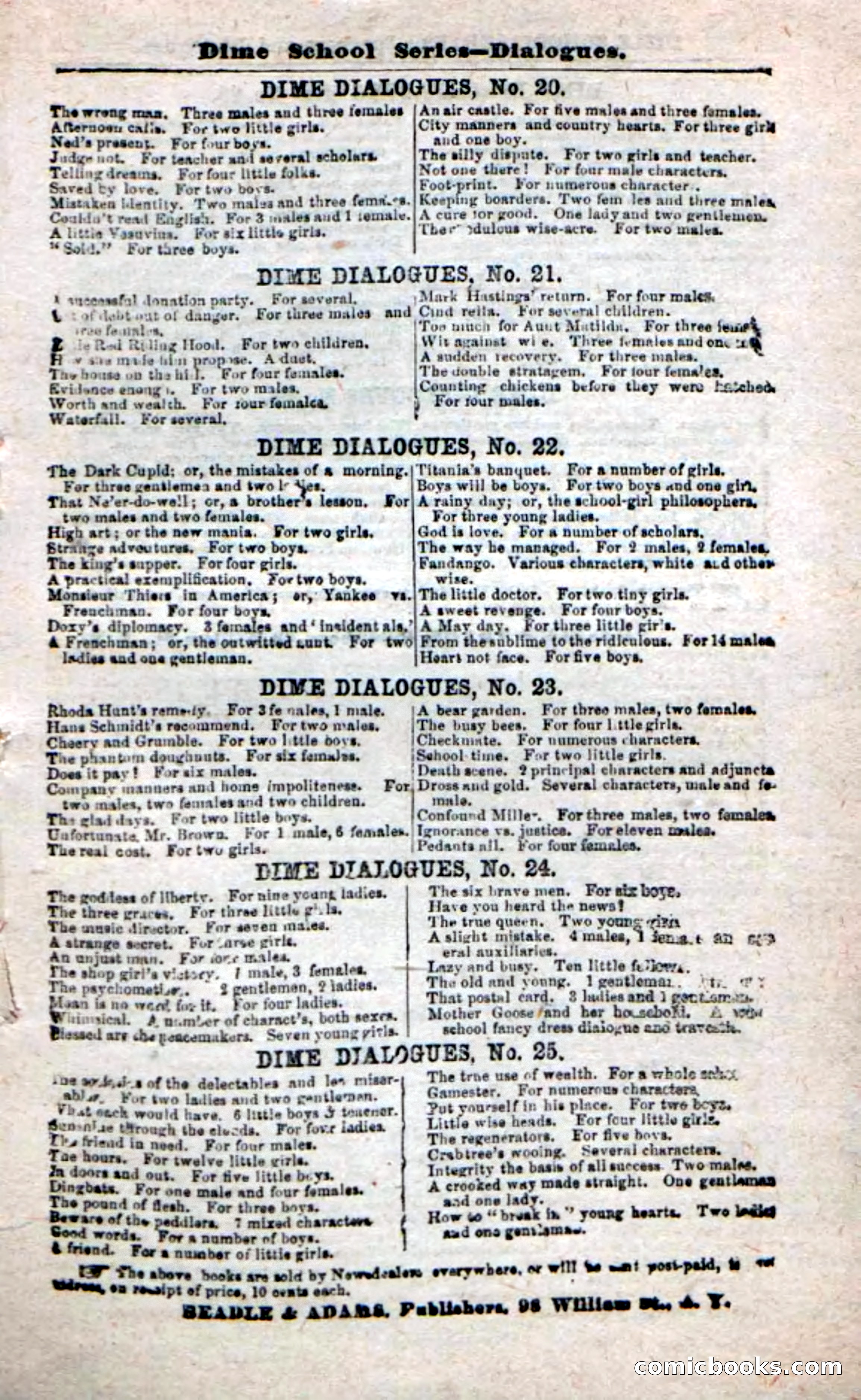 Beadle's New Dime Novels: On the Trail — page 97 of 100