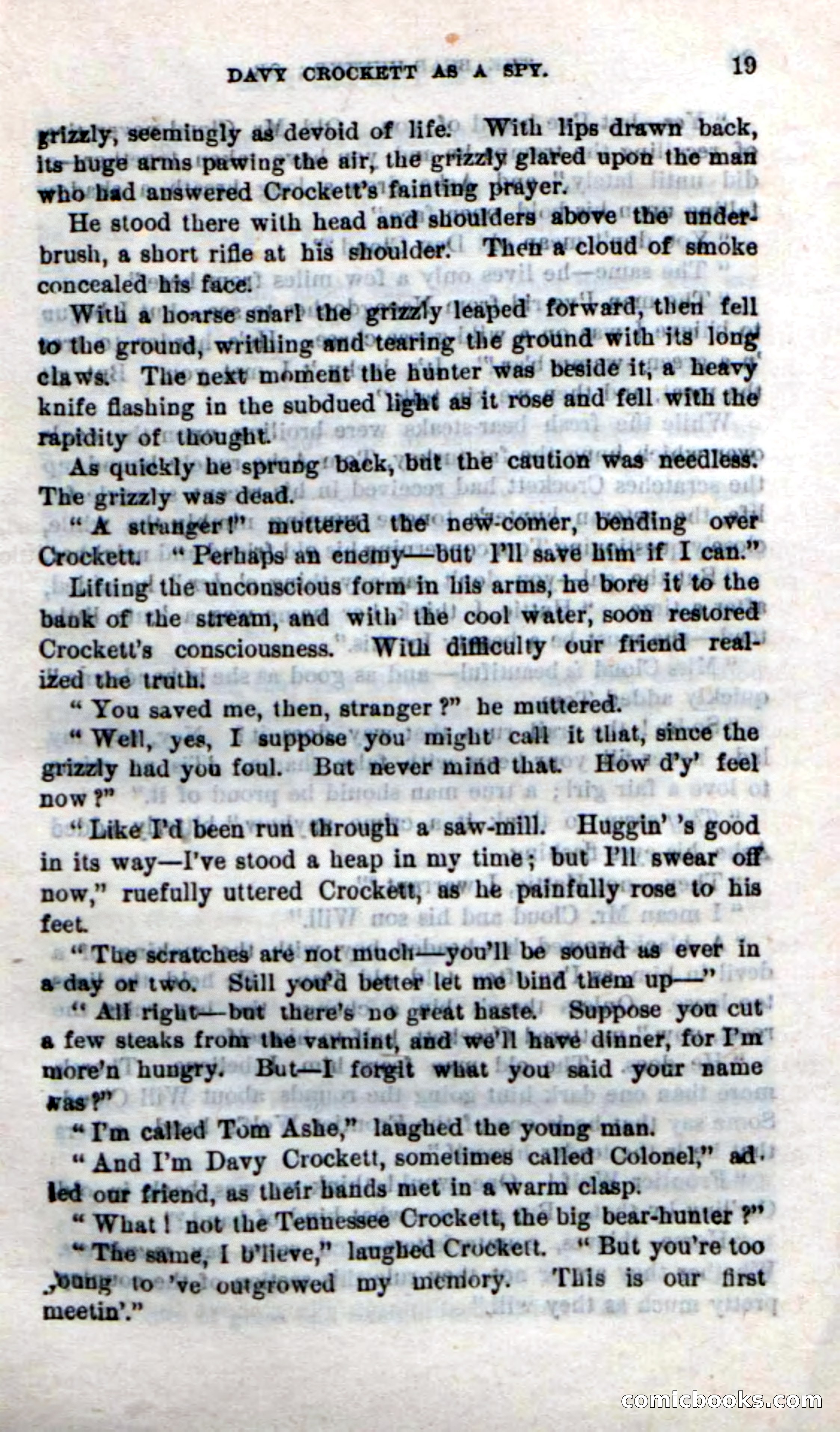 Beadle's New Dime Novels: The Bear-Hunter — page 15 of 100