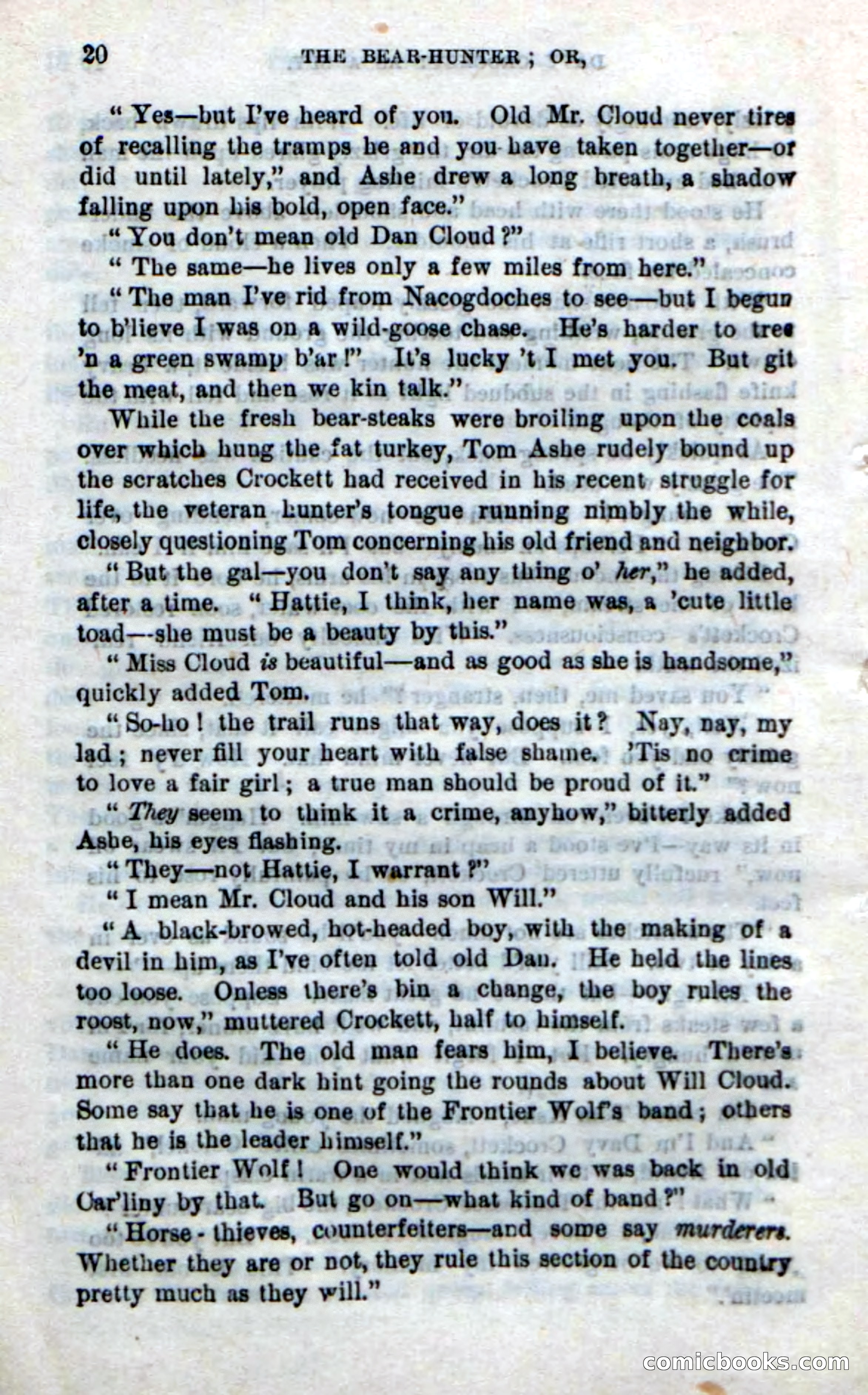 Beadle's New Dime Novels: The Bear-Hunter — page 16 of 100