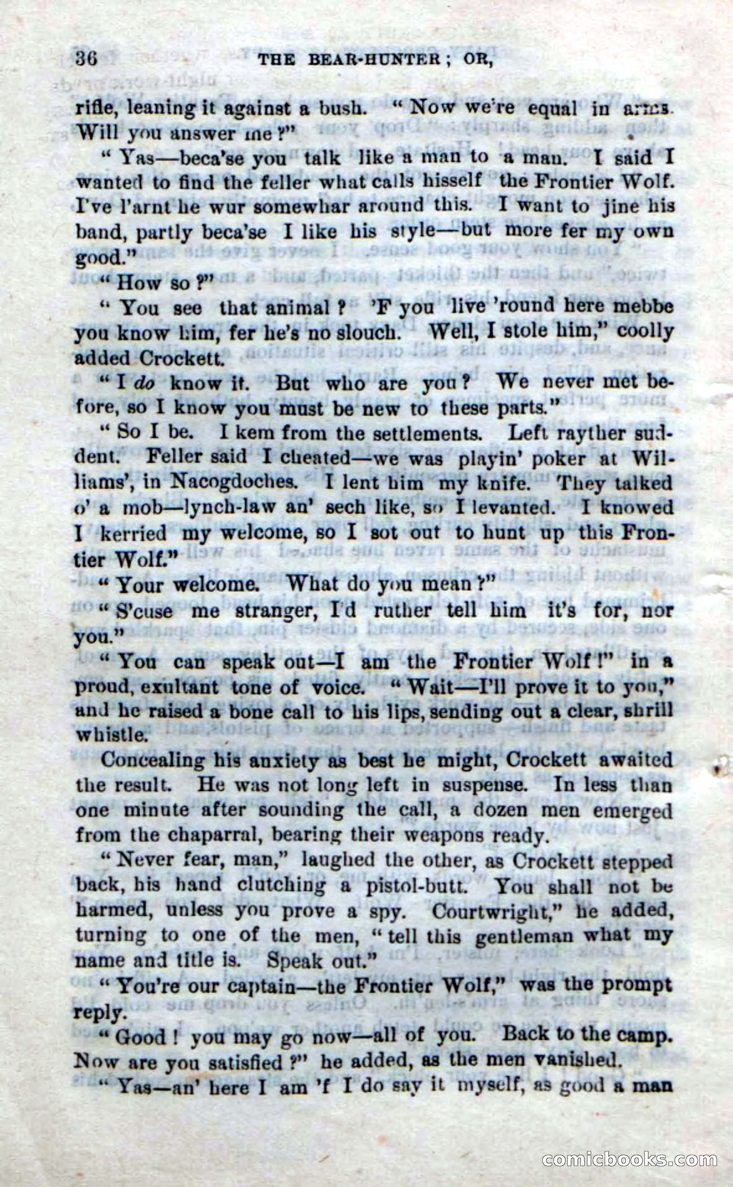 Beadle's New Dime Novels: The Bear-Hunter — page 32 of 100