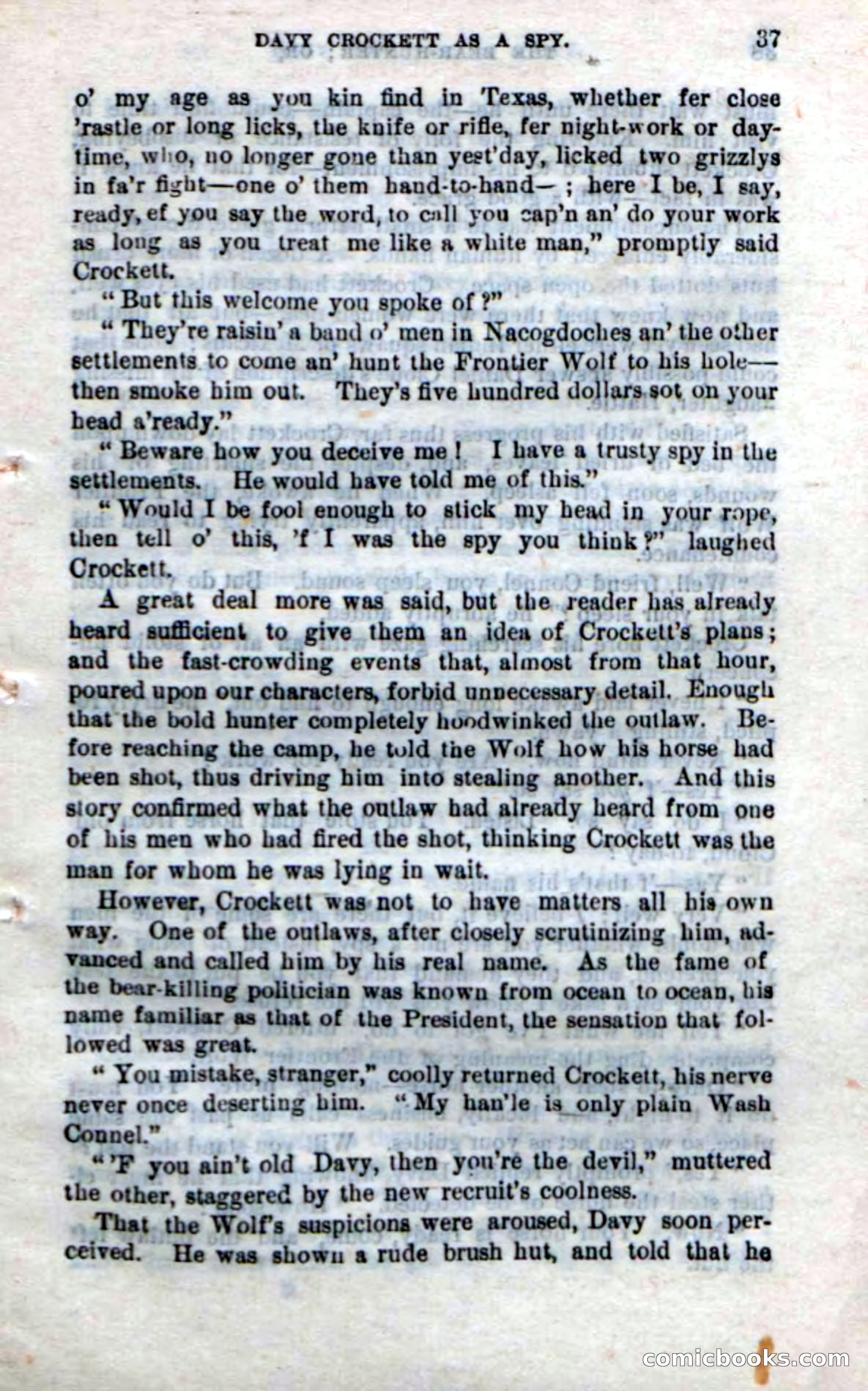 Beadle's New Dime Novels: The Bear-Hunter — page 33 of 100
