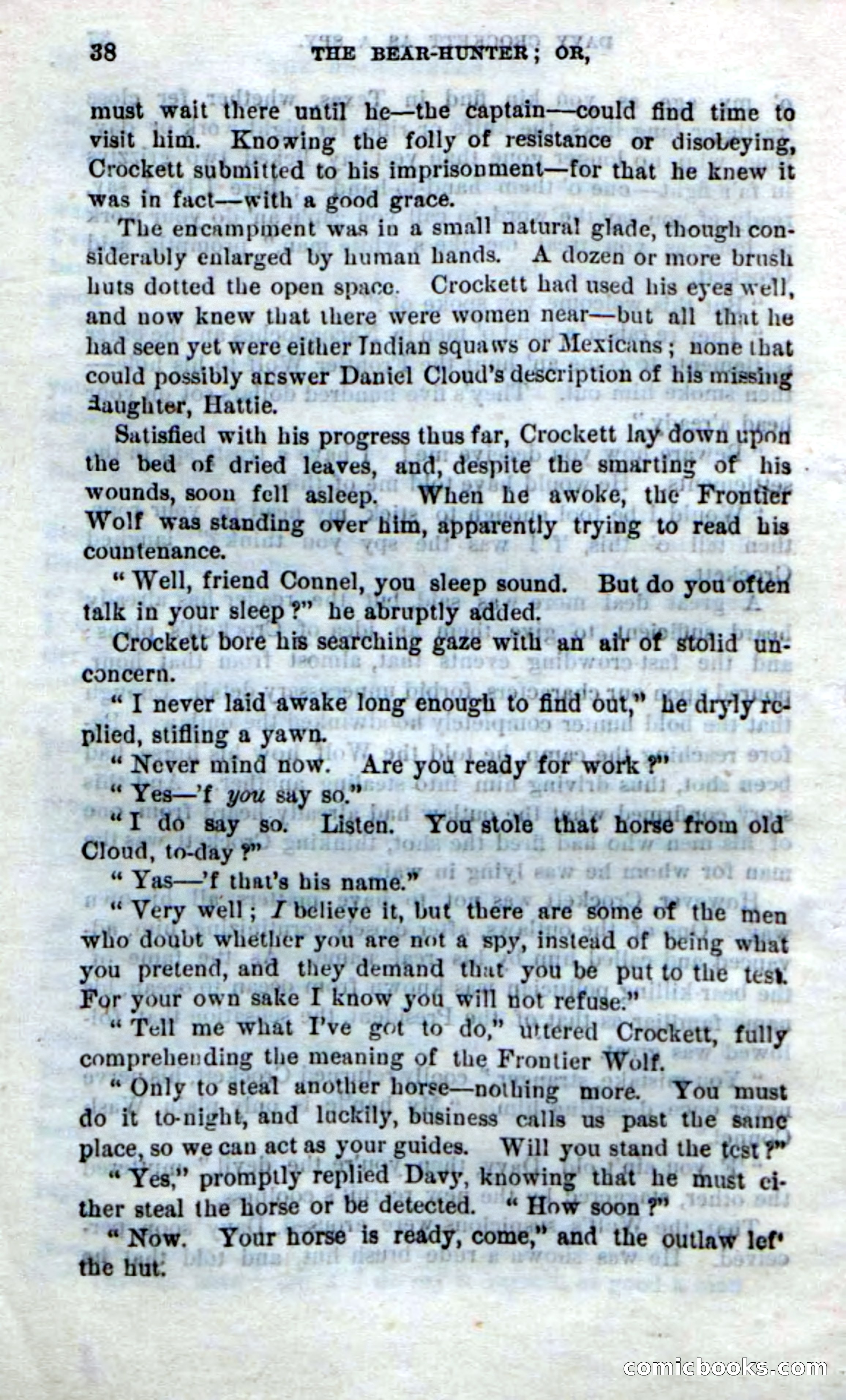 Beadle's New Dime Novels: The Bear-Hunter — page 34 of 100