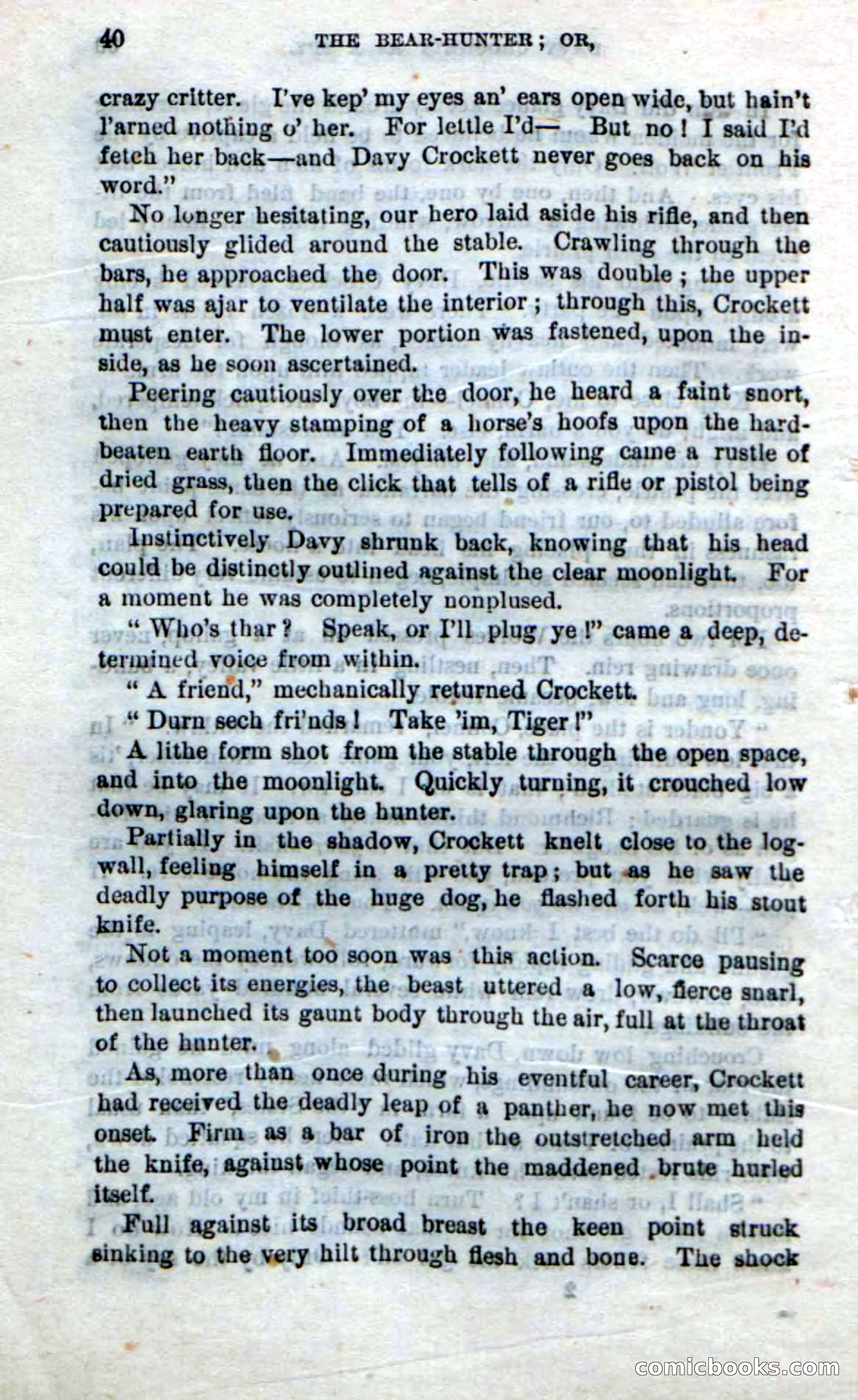 Beadle's New Dime Novels: The Bear-Hunter — page 36 of 100