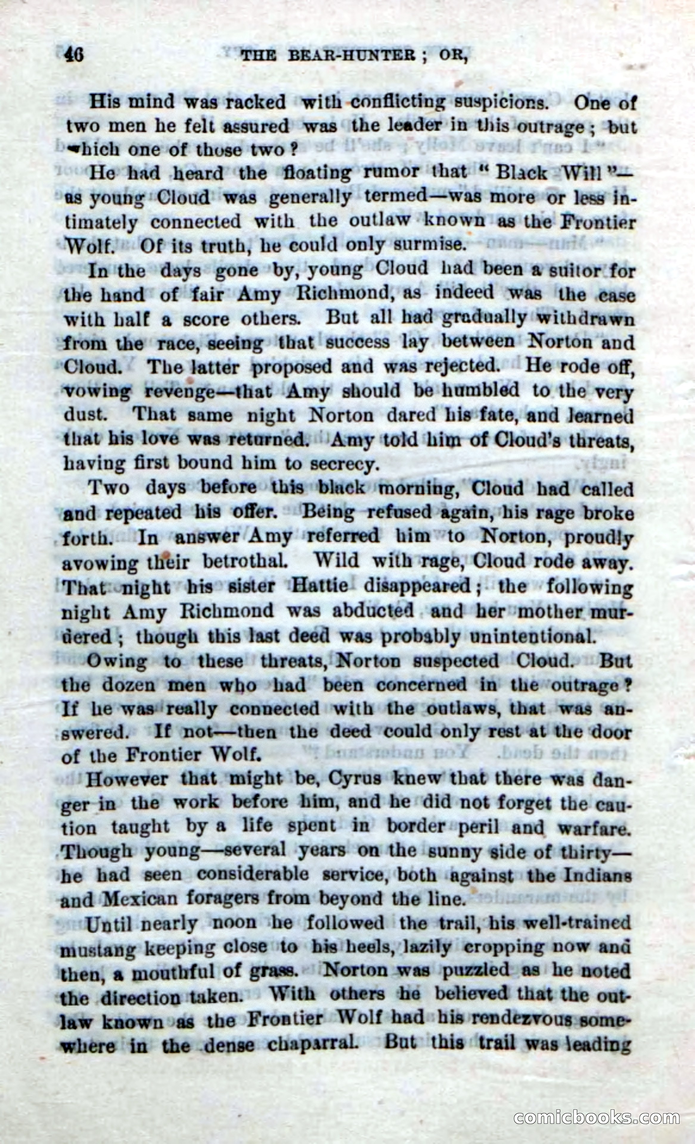 Beadle's New Dime Novels: The Bear-Hunter — page 42 of 100