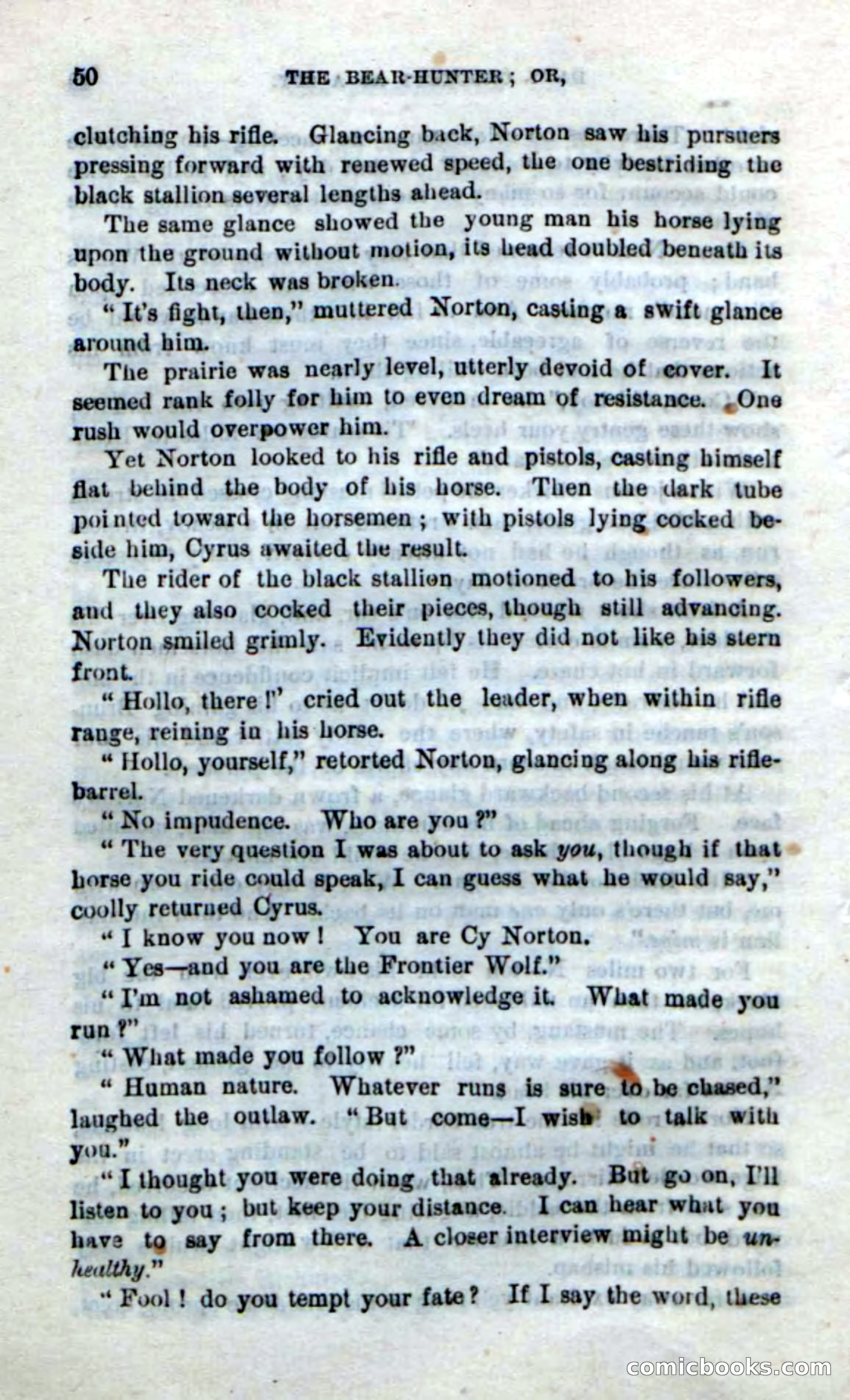 Beadle's New Dime Novels: The Bear-Hunter — page 46 of 100