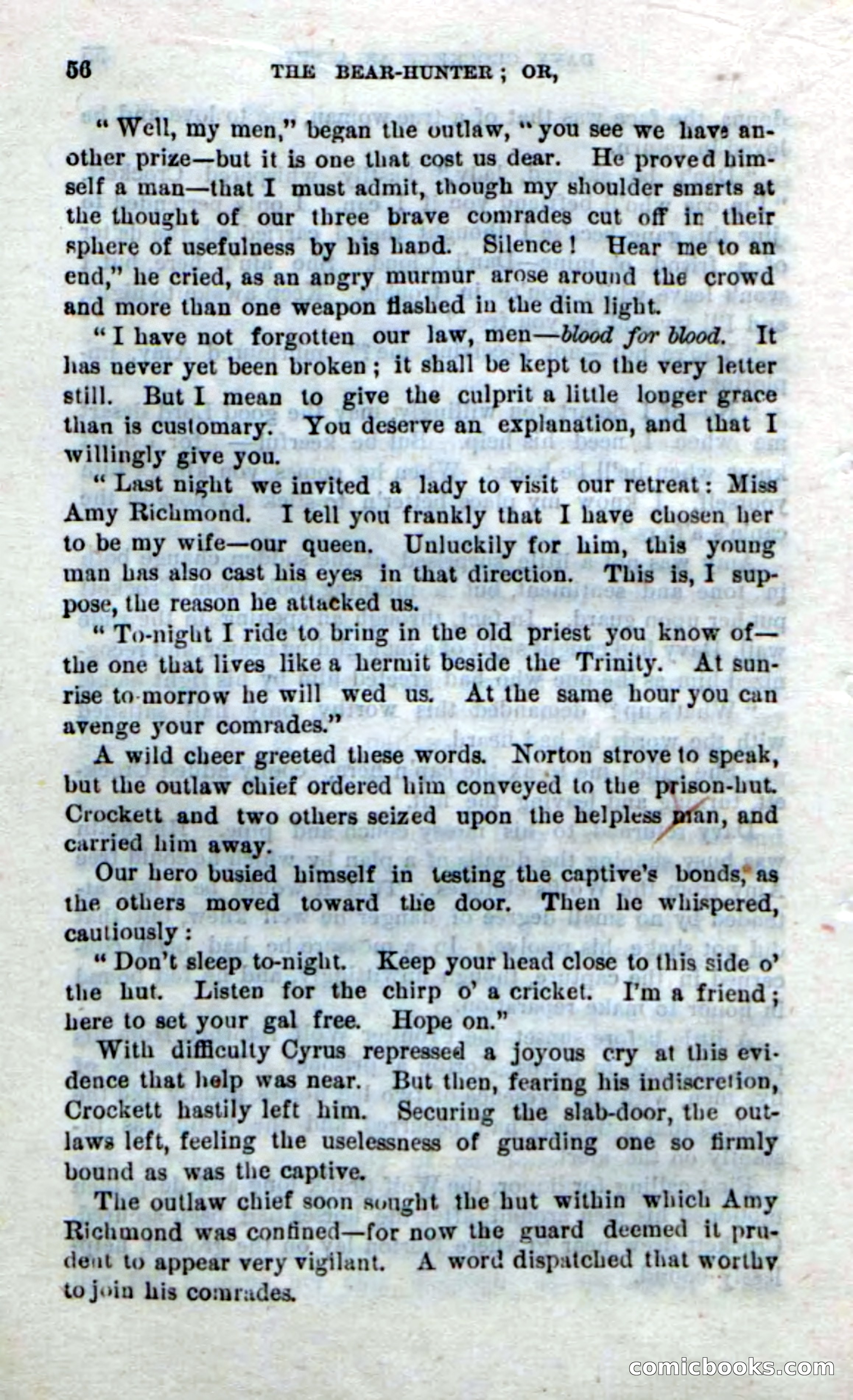 Beadle's New Dime Novels: The Bear-Hunter — page 52 of 100