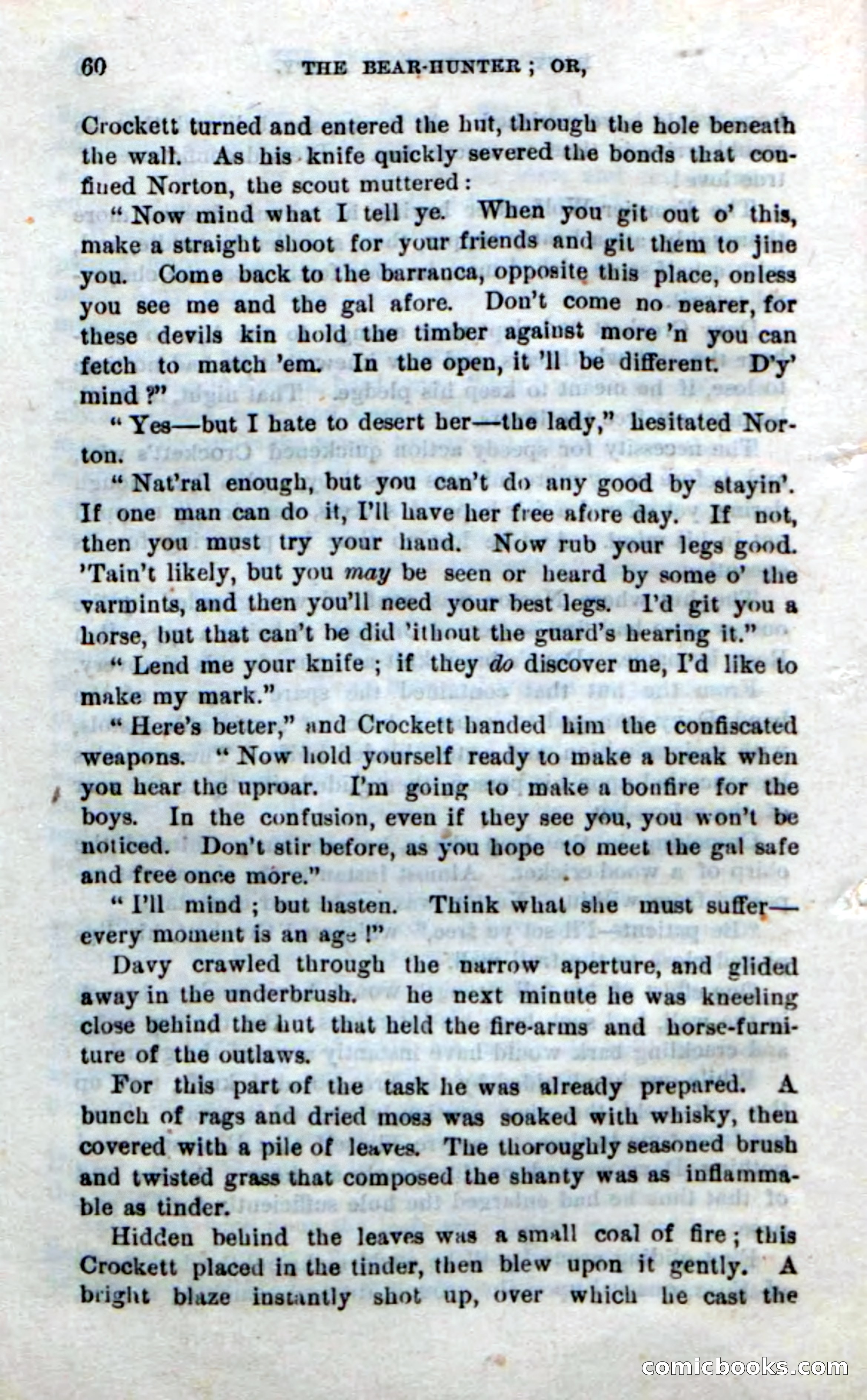Beadle's New Dime Novels: The Bear-Hunter — page 56 of 100