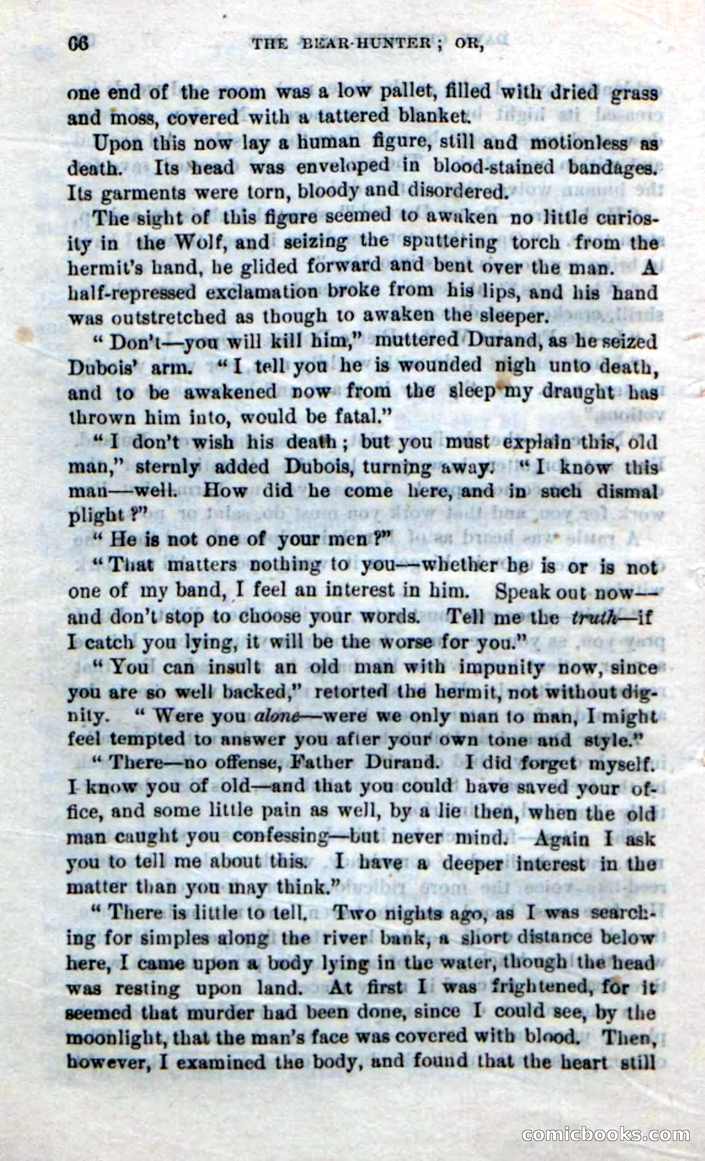 Beadle's New Dime Novels: The Bear-Hunter — page 62 of 100