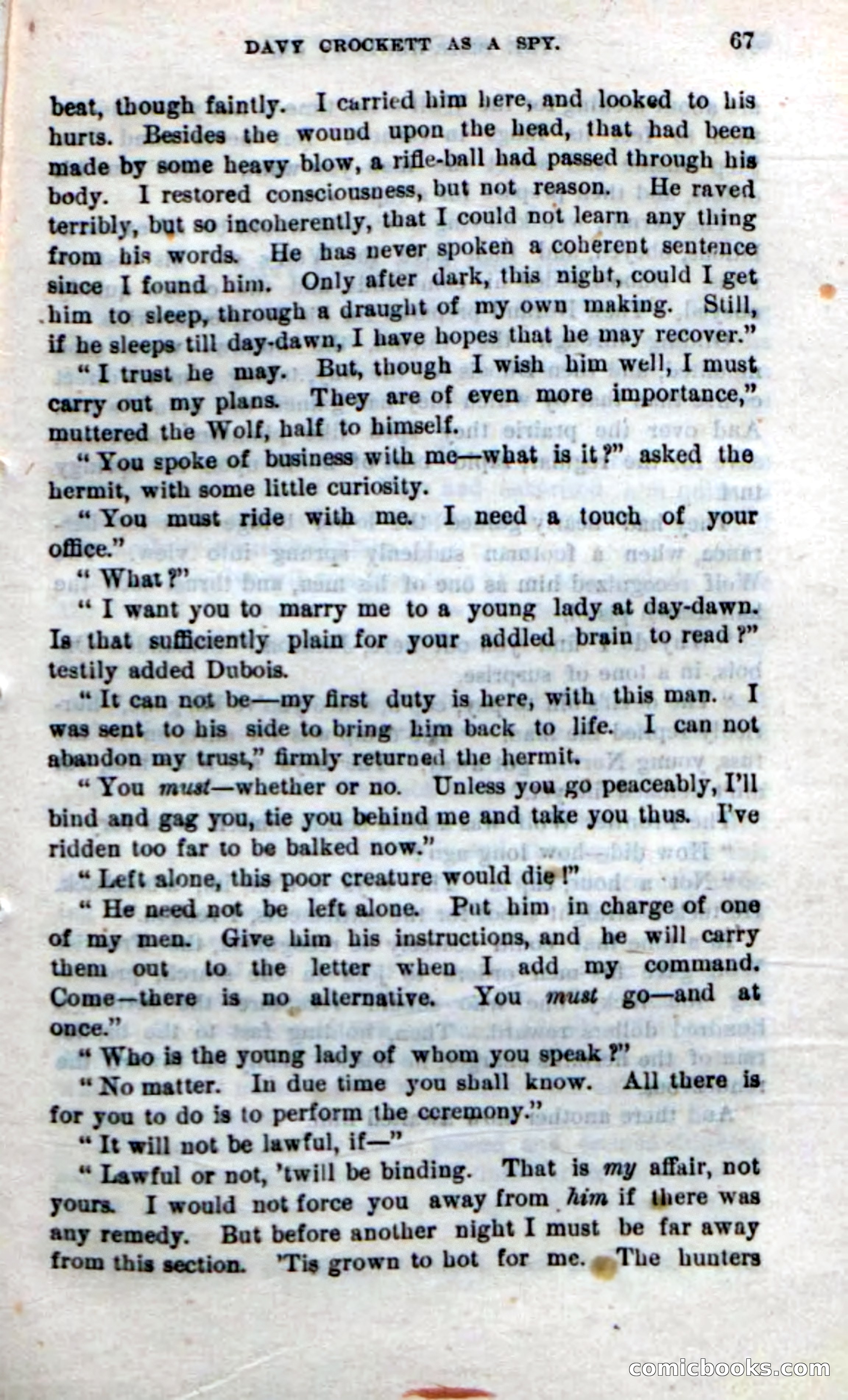 Beadle's New Dime Novels: The Bear-Hunter — page 63 of 100