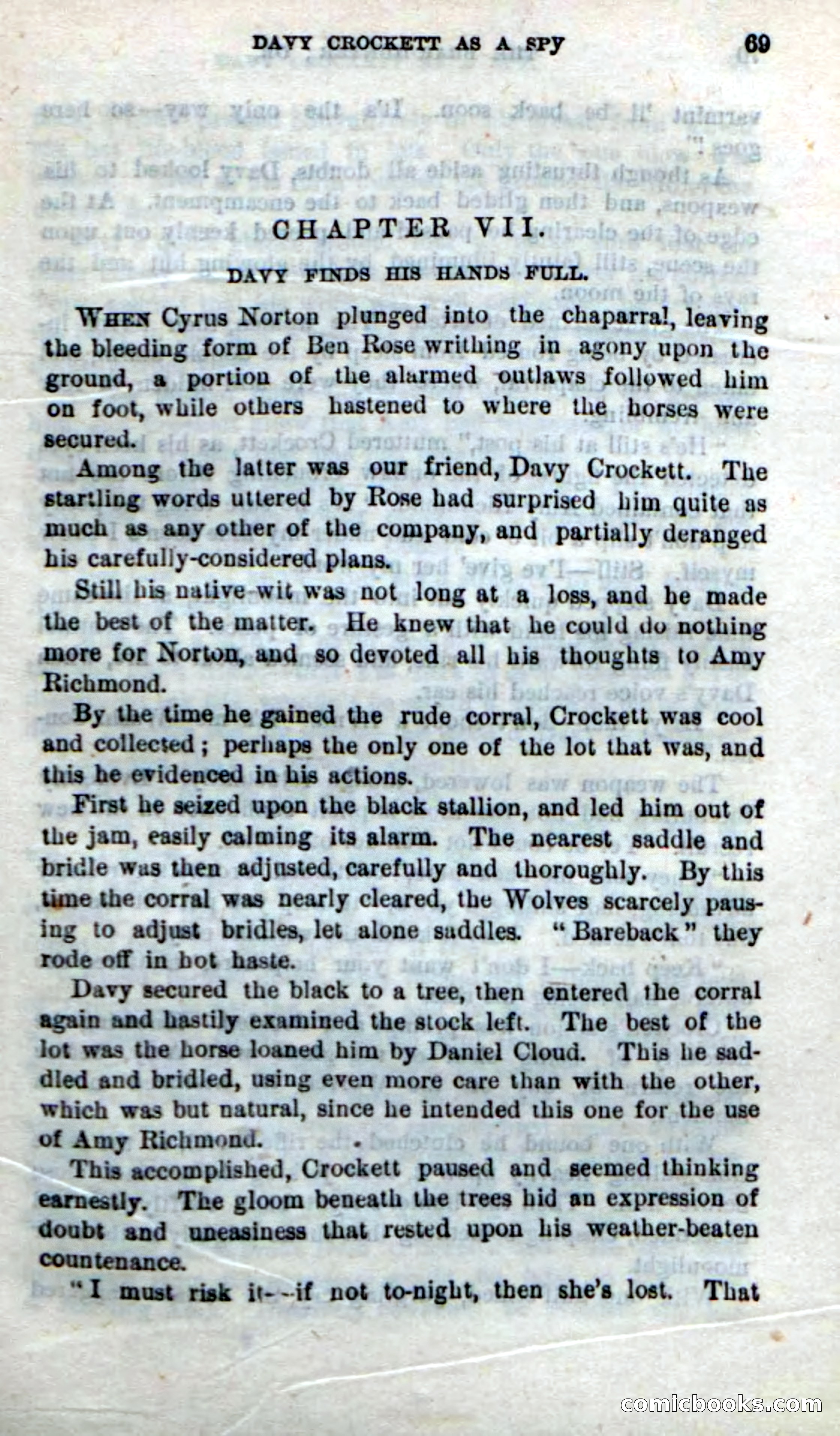 Beadle's New Dime Novels: The Bear-Hunter — page 65 of 100