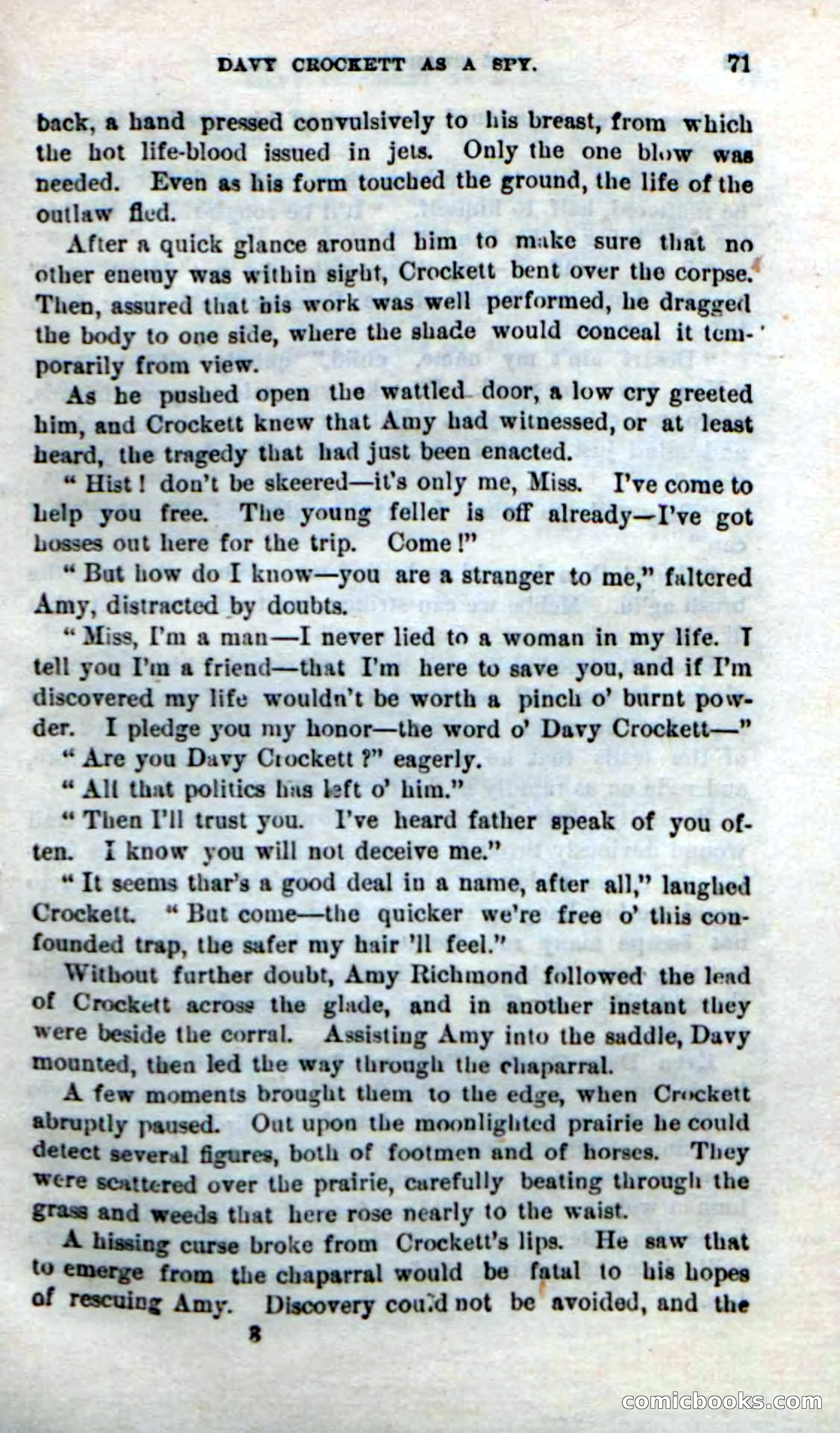 Beadle's New Dime Novels: The Bear-Hunter — page 67 of 100