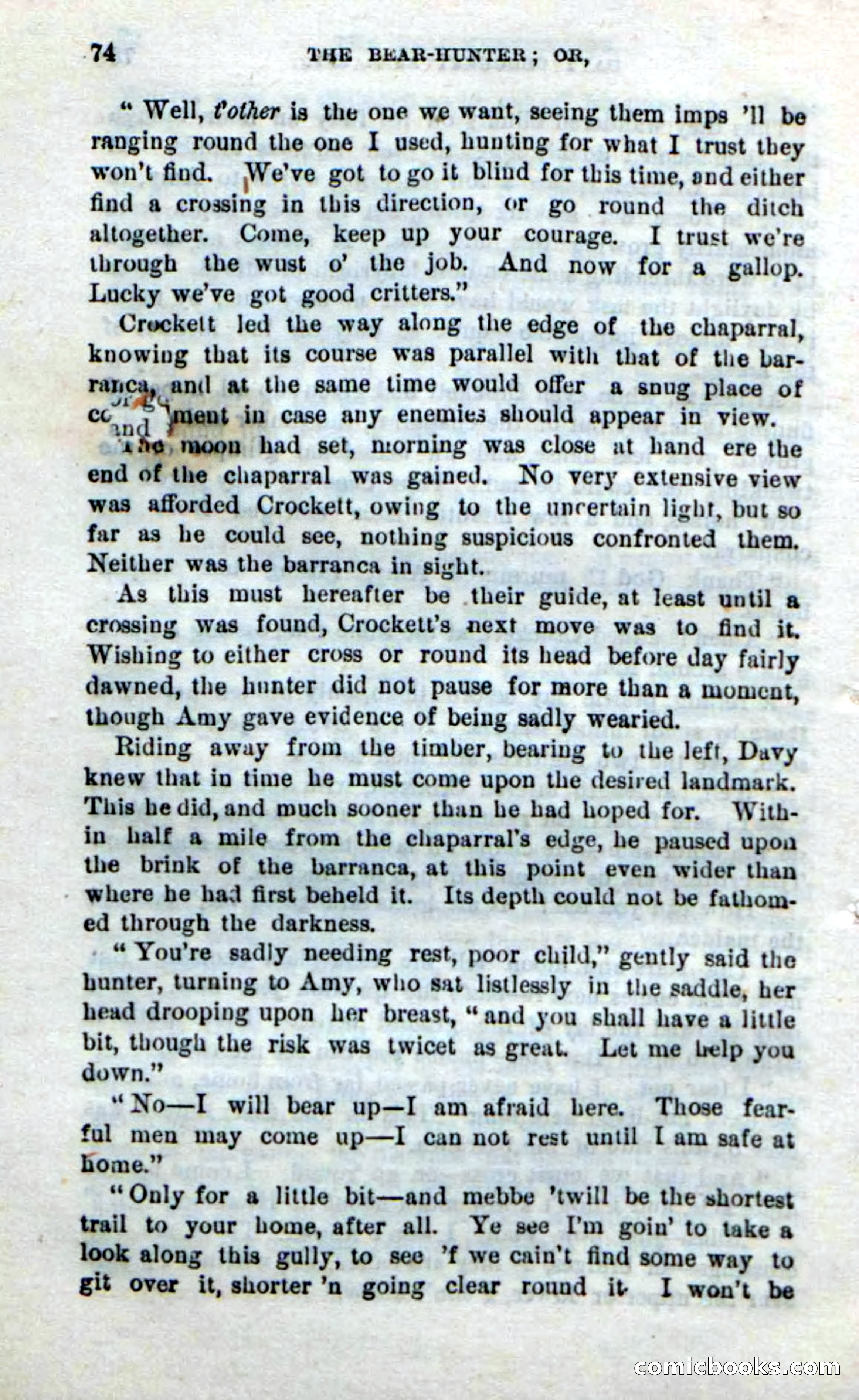Beadle's New Dime Novels: The Bear-Hunter — page 70 of 100