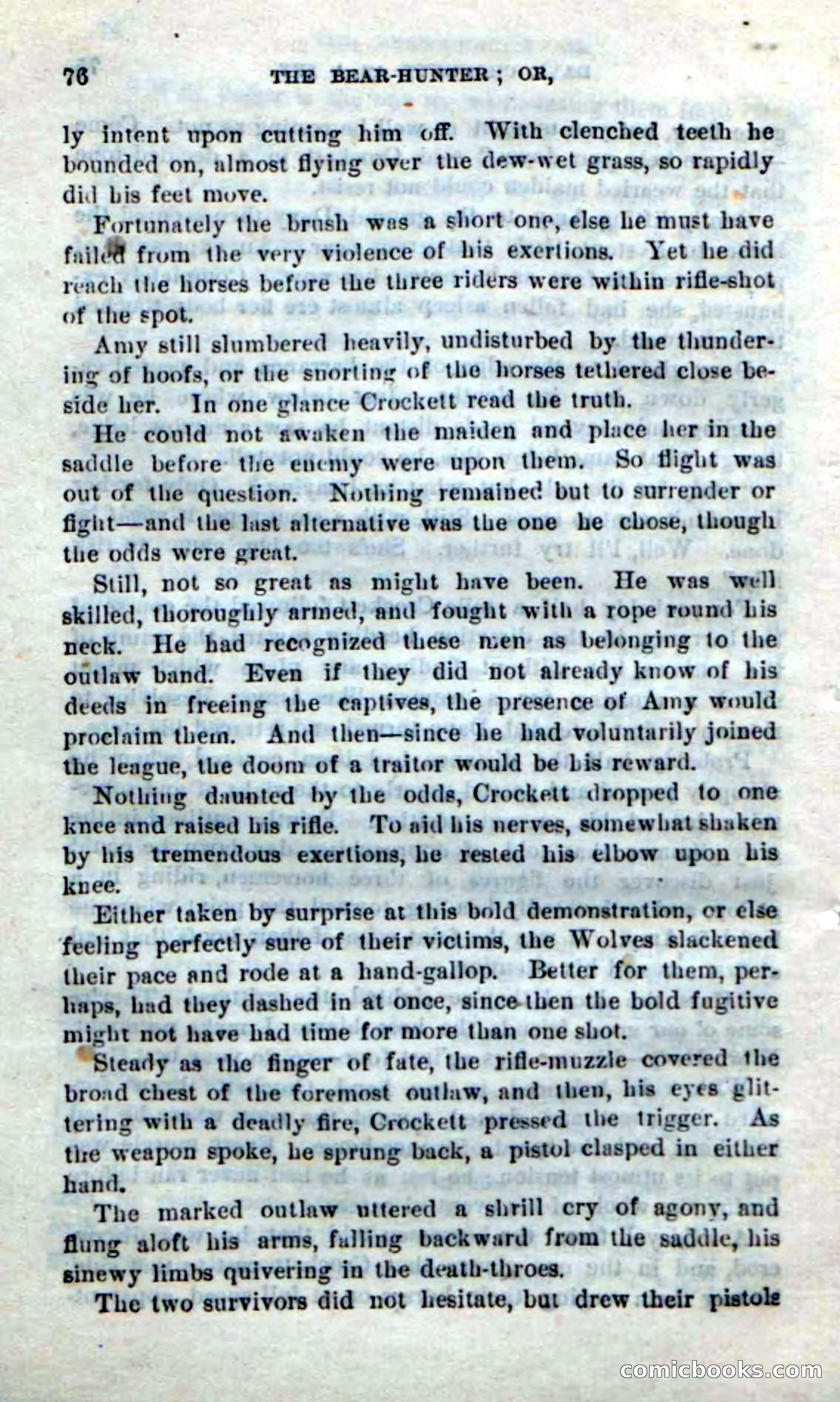 Beadle's New Dime Novels: The Bear-Hunter — page 72 of 100