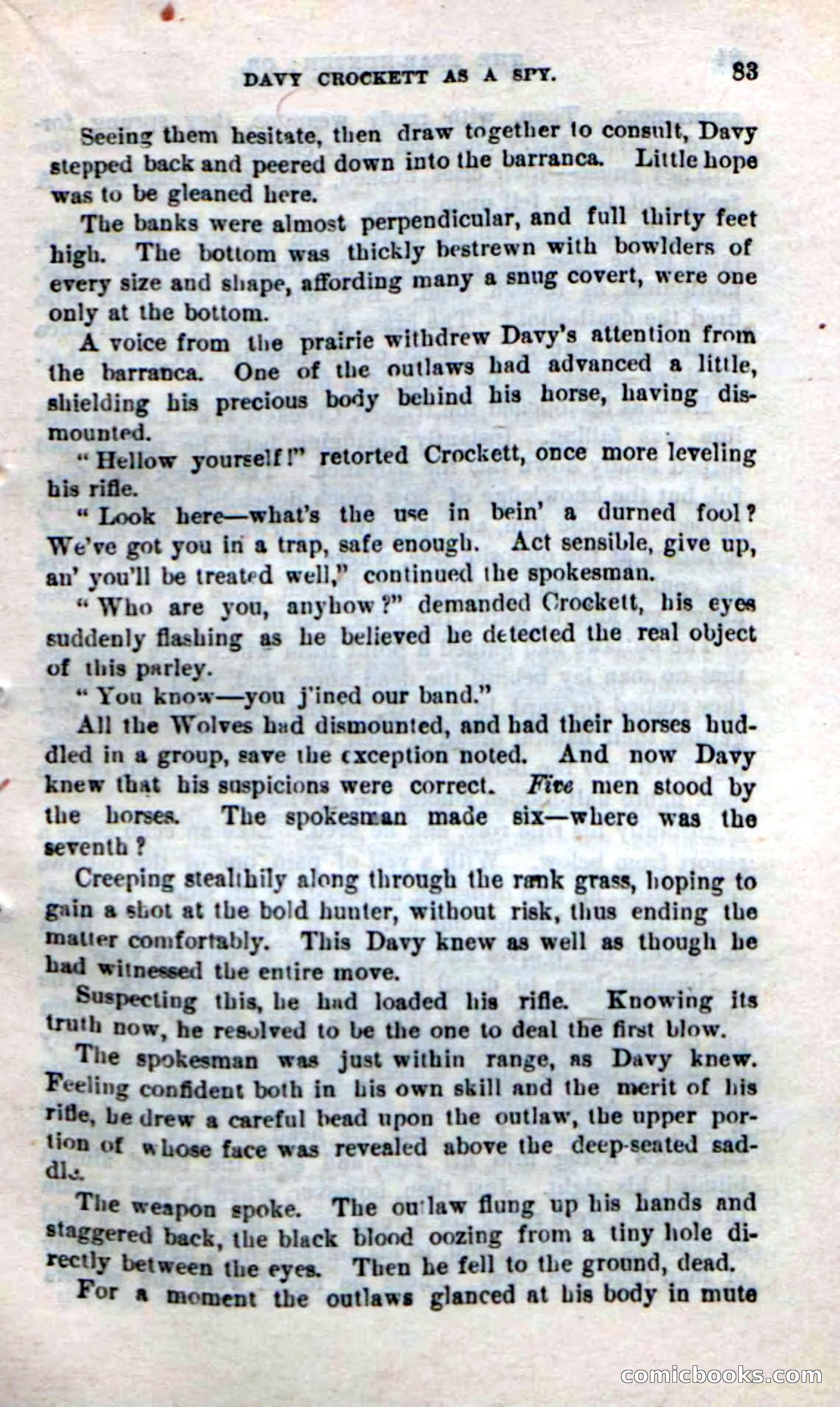 Beadle's New Dime Novels: The Bear-Hunter — page 79 of 100
